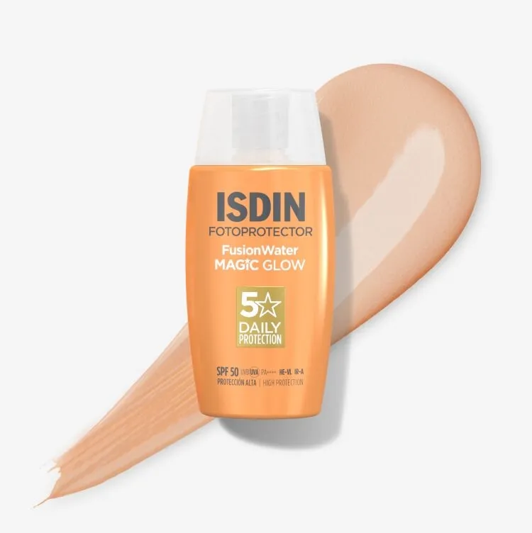 ISDIN SUN PÄIKESEKAITSEEMULSIOON MAGIC GLOW NÄOLE SPF50 50ML - Tootepilt 2