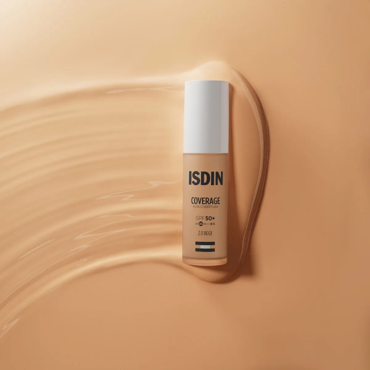 ISDIN JUMESTUSKREEM COVERAGE SPF50+ 30G 2.0 BEIGE - Tootepilt 2