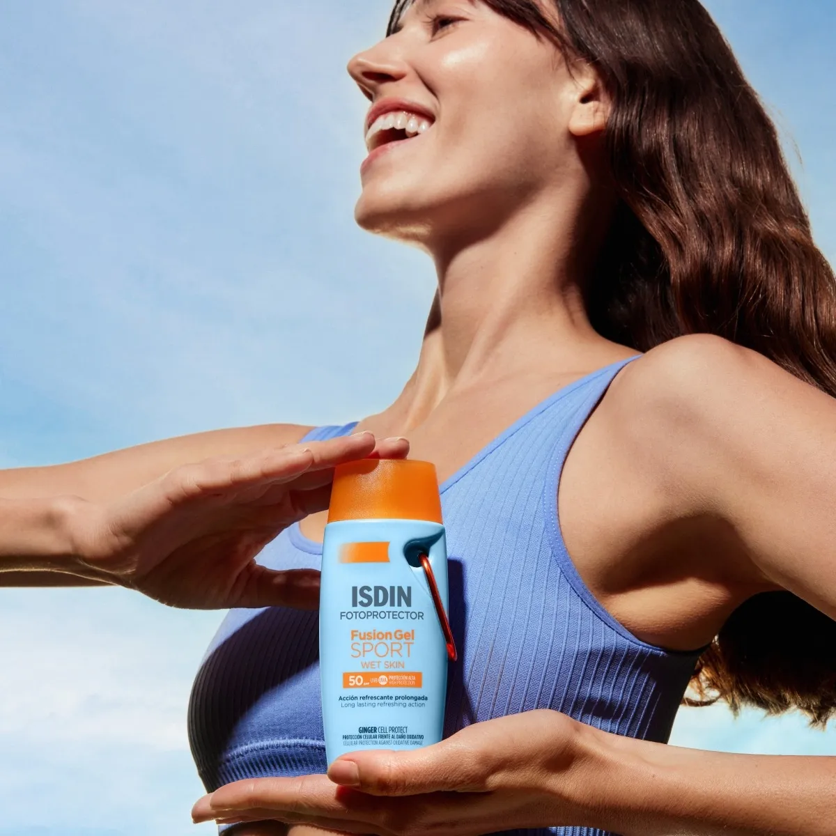 ISDIN SUN PÄIKSEKAITSEGEEL-KREEM SPORT SPF50 100ML - Tootepilt 4