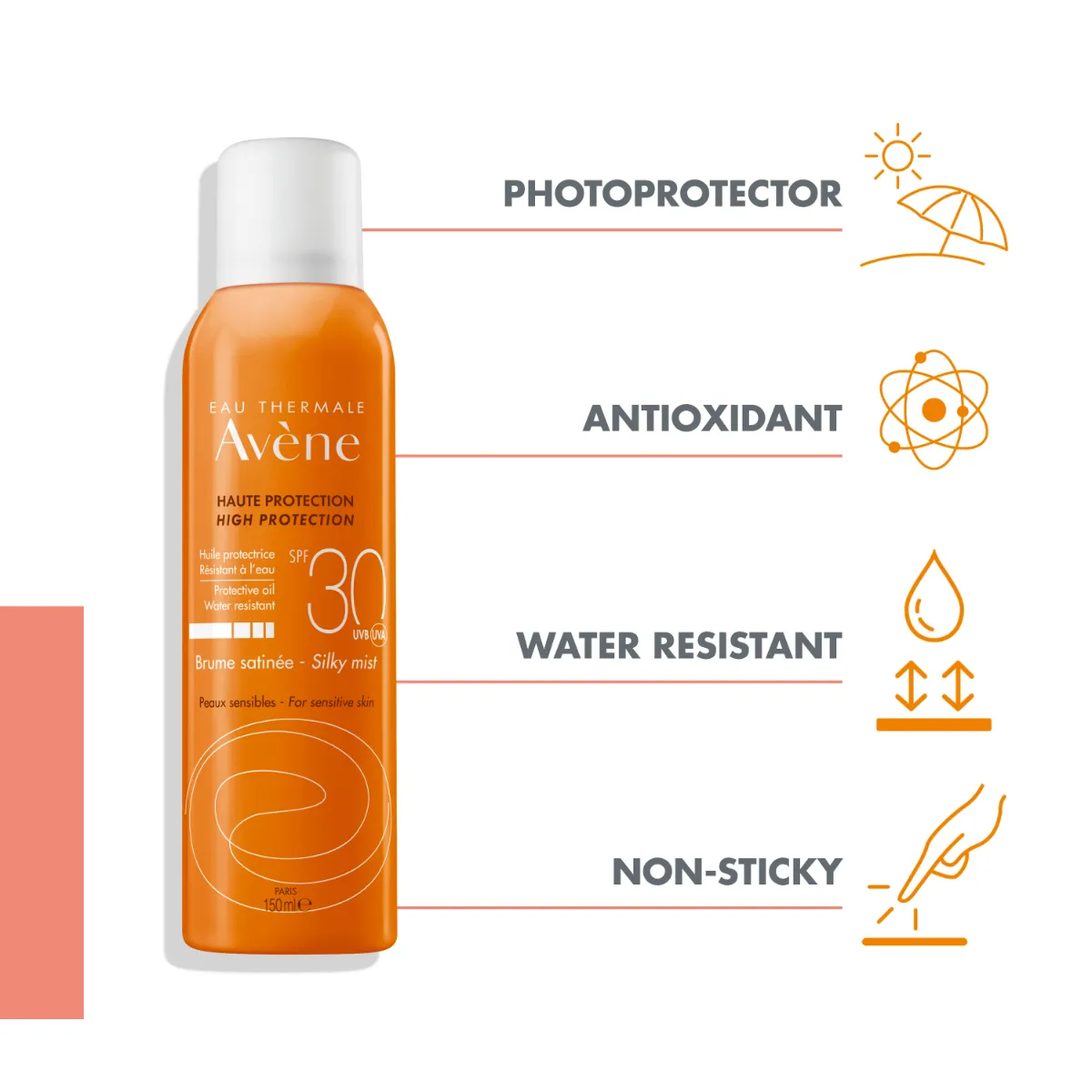 AVENE SUN MIST SPRAY PÄIKESEKAITSEÕLI SPF30 150ML - Tootepilt 2