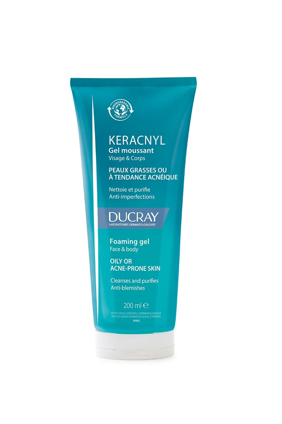 DUCRAY KERACNYL PESUGEEL PROBLEEMSELE NAHALE 200ML - Tootepilt 
