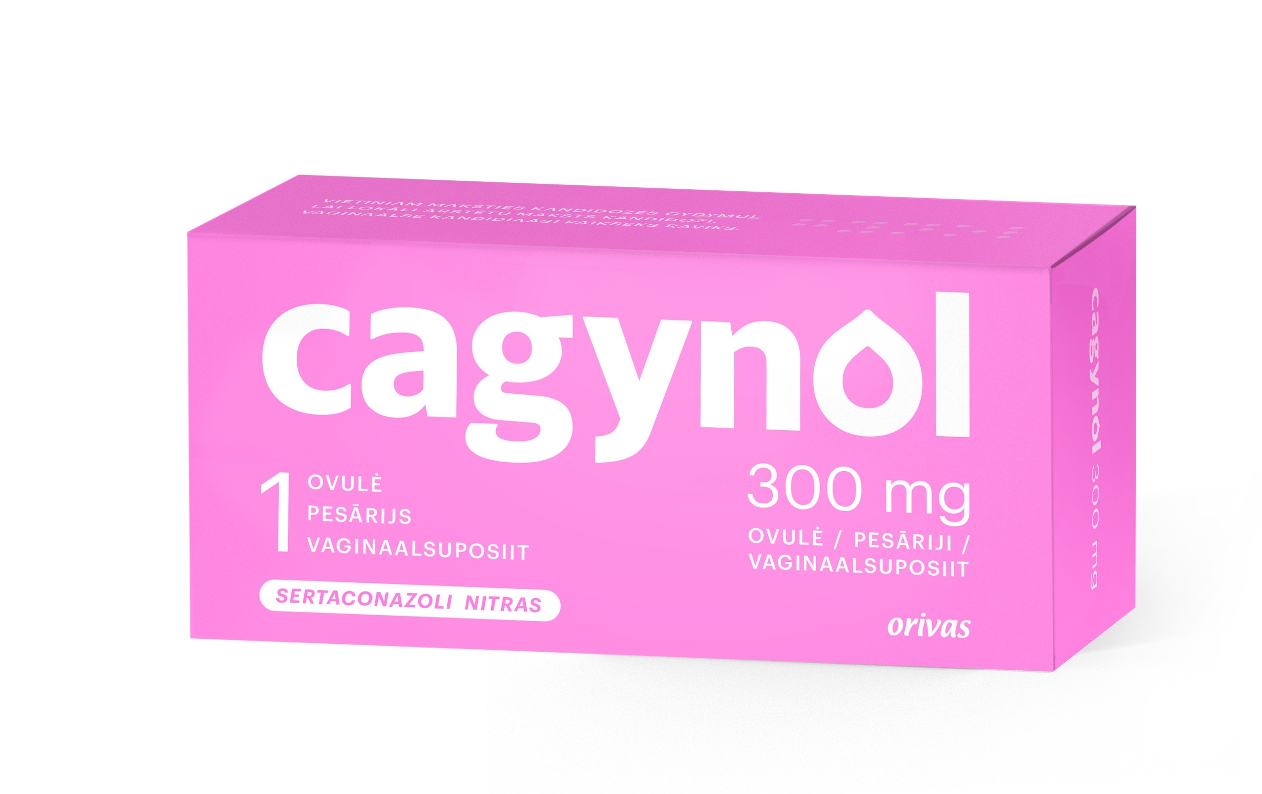 CAGYNOL VAGIN SUPP 300MG N1 - Tootepilt 