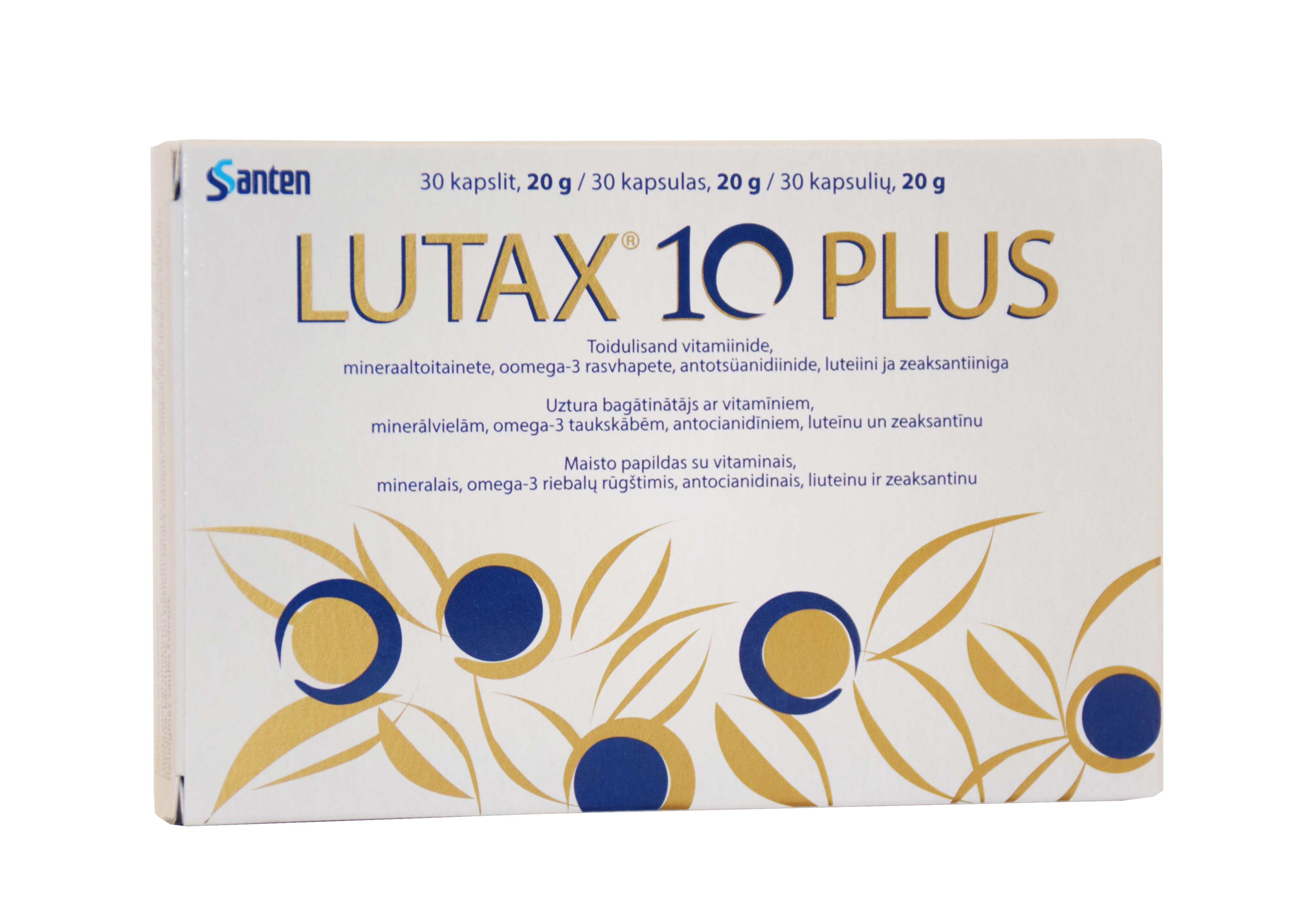 LUTAX 10 PLUS KAPSLID N30 - Tootepilt 