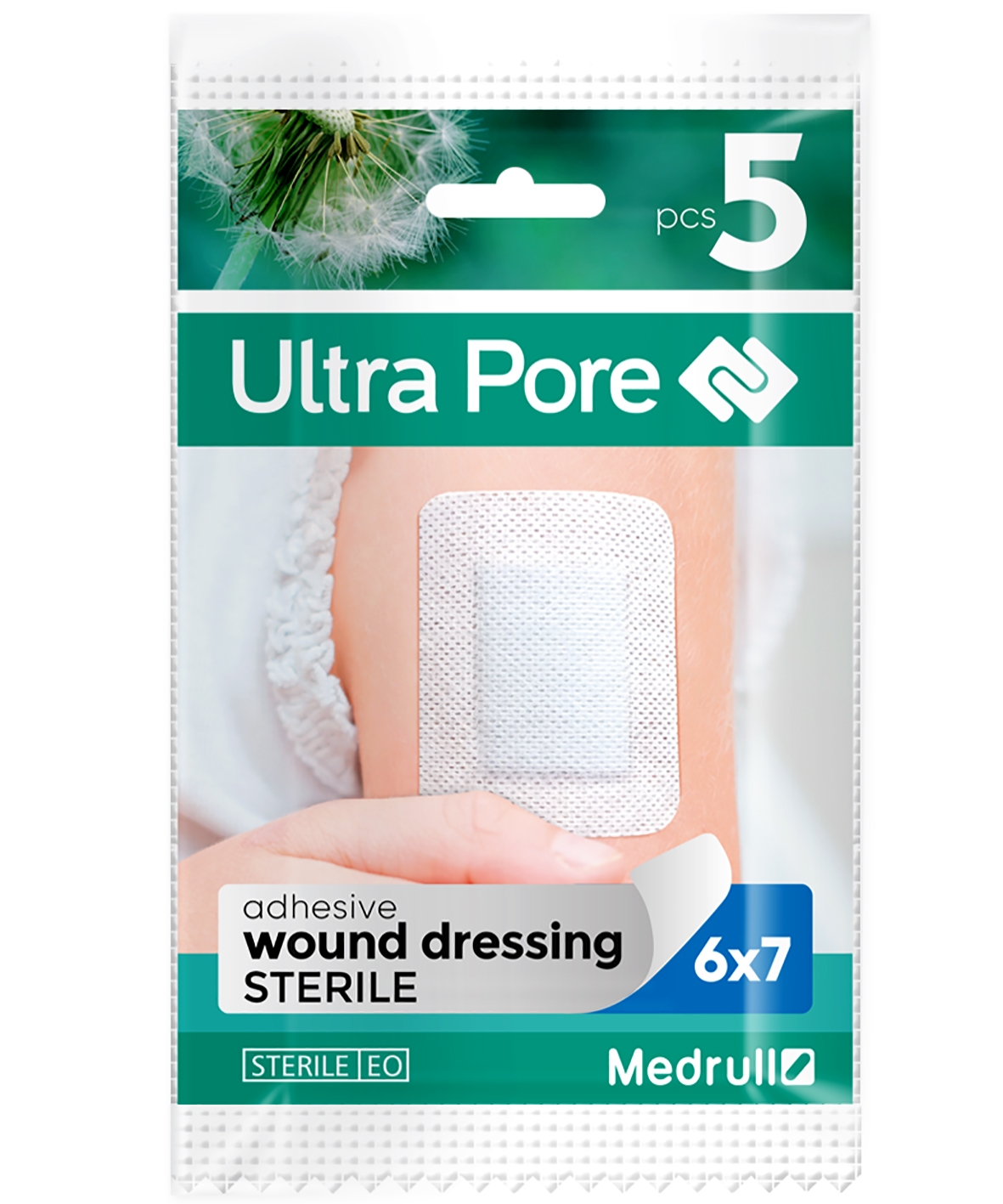 ISEKLEEPUV PLAASTER ULTRA PORE 6X7CM N5 (MEDRULL) - Tootepilt 