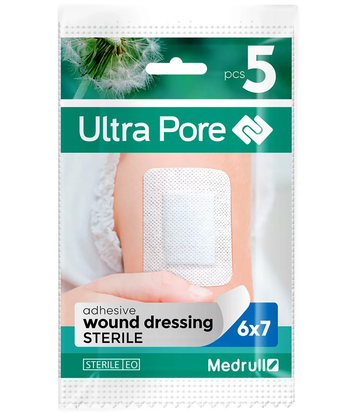 ISEKLEEPUV PLAASTER ULTRA PORE 6X7CM N5 (MEDRULL) - Tootepilt 