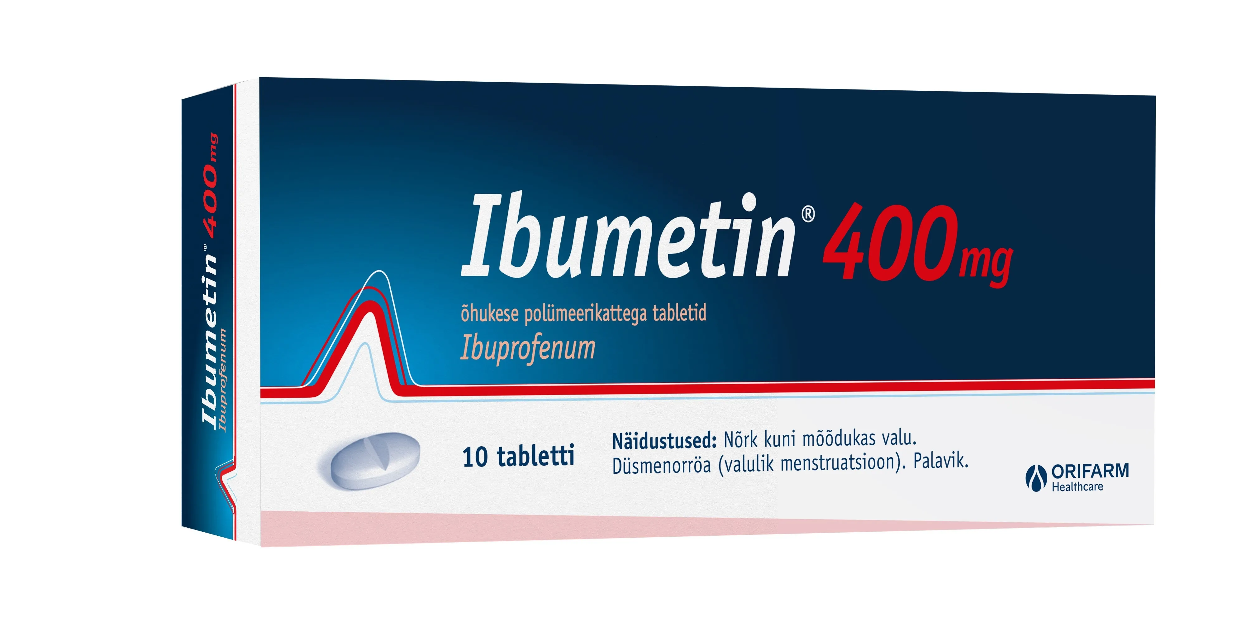 IBUMETIN KATTEGA TBL 400MG N10 - Tootepilt 