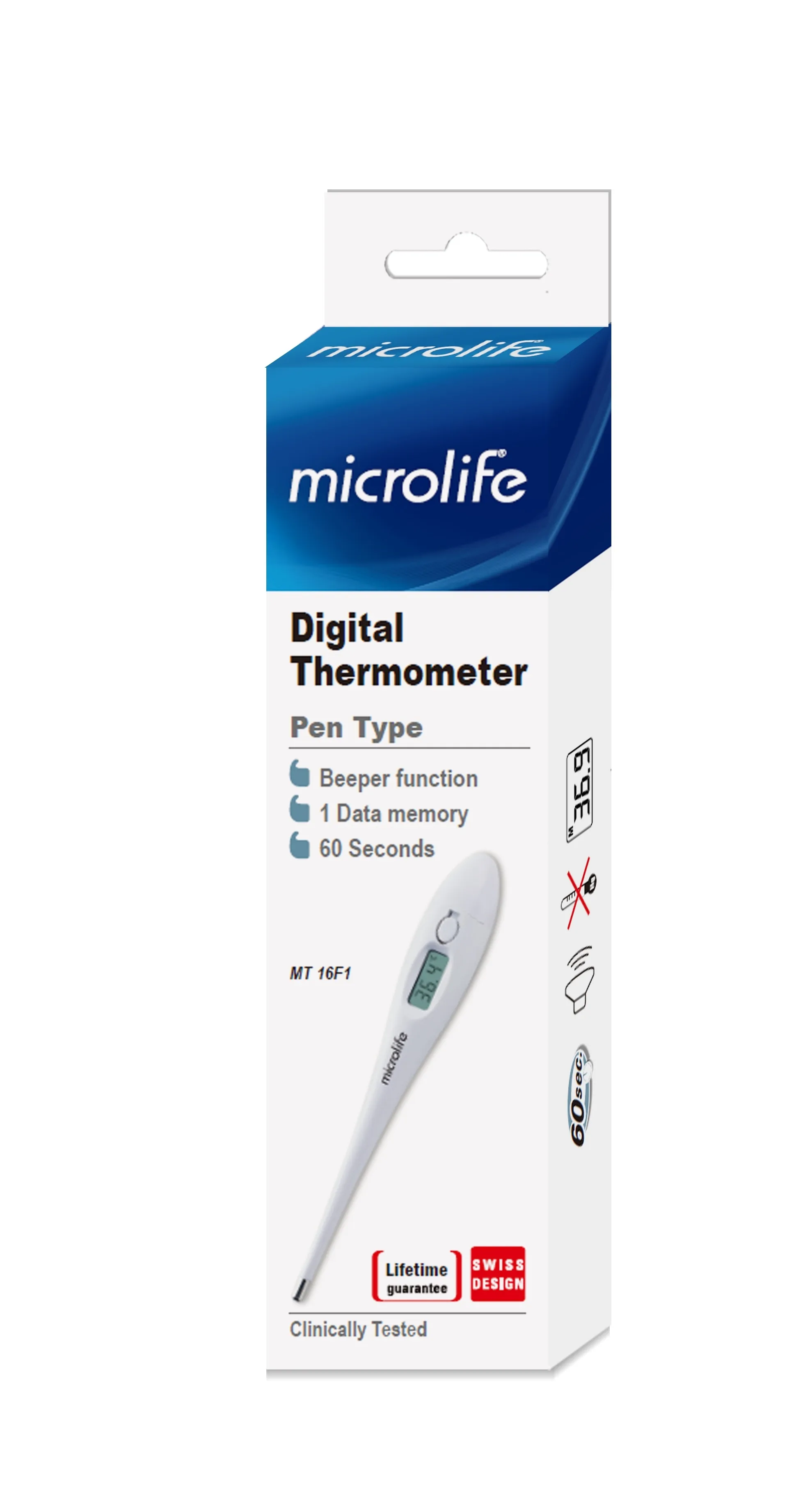 TERMOMEETER DIGITAALNE MICROLIFE COMPACT MT16F1 - Tootepilt 