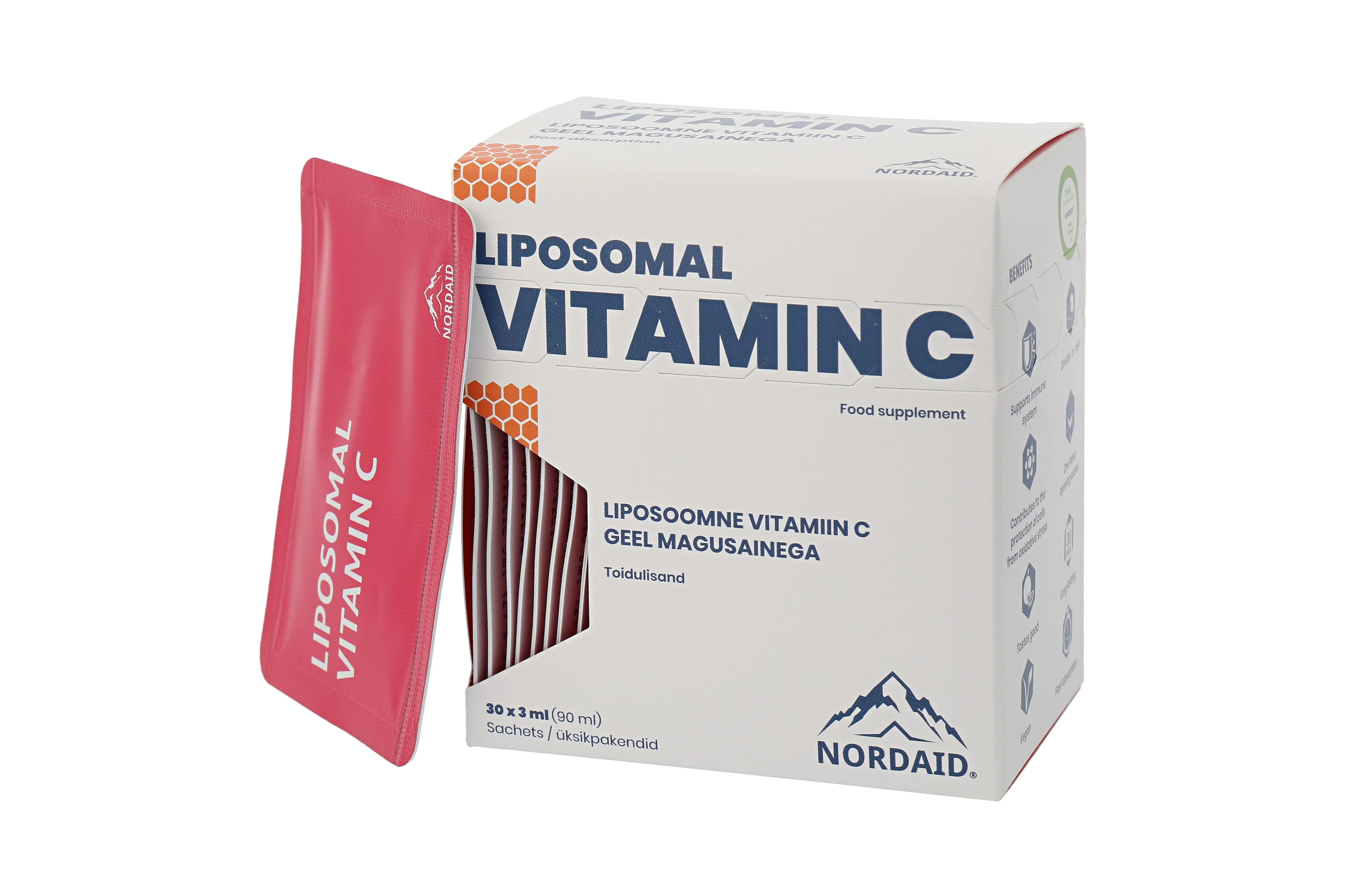 NORDAID VITAMIIN C LIPOSOOMNE 1000MG 3ML N30 - Tootepilt 
