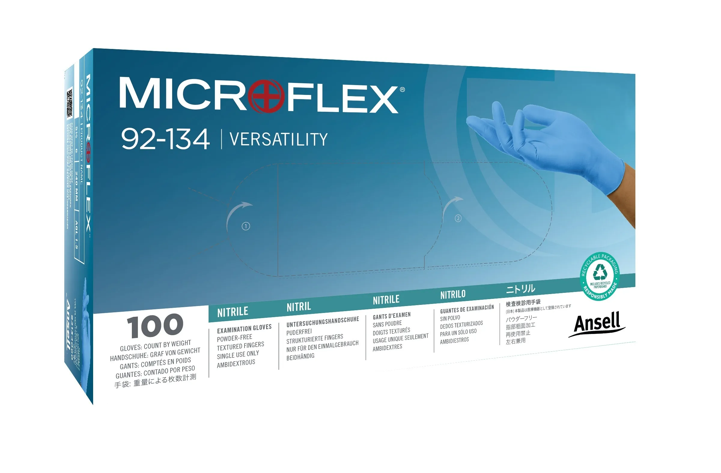 KINDAD MICROFLEX 92-134 S N100 - Tootepilt 
