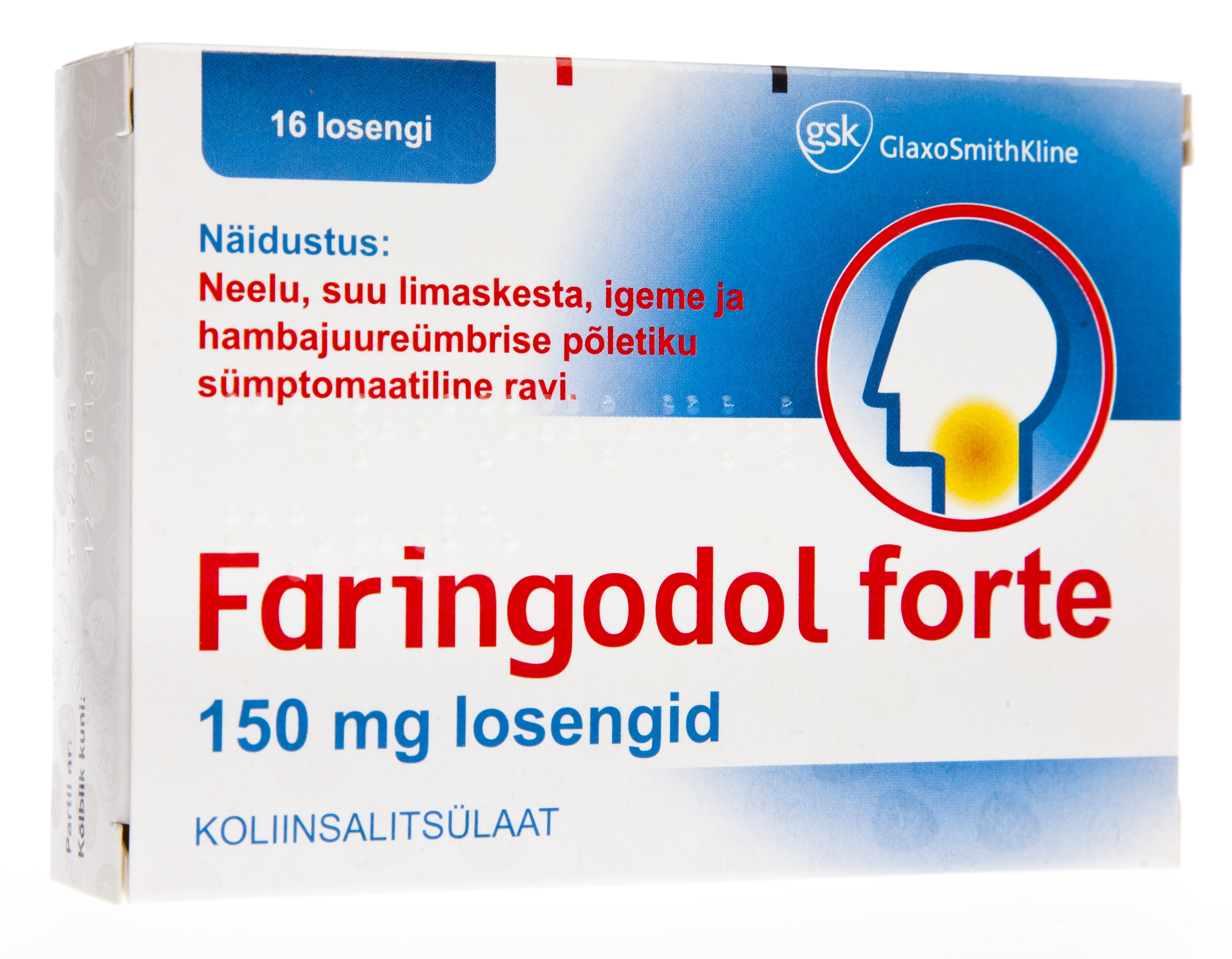 FARINGODOL FORTE LOSENG 150MG N16 - Tootepilt 