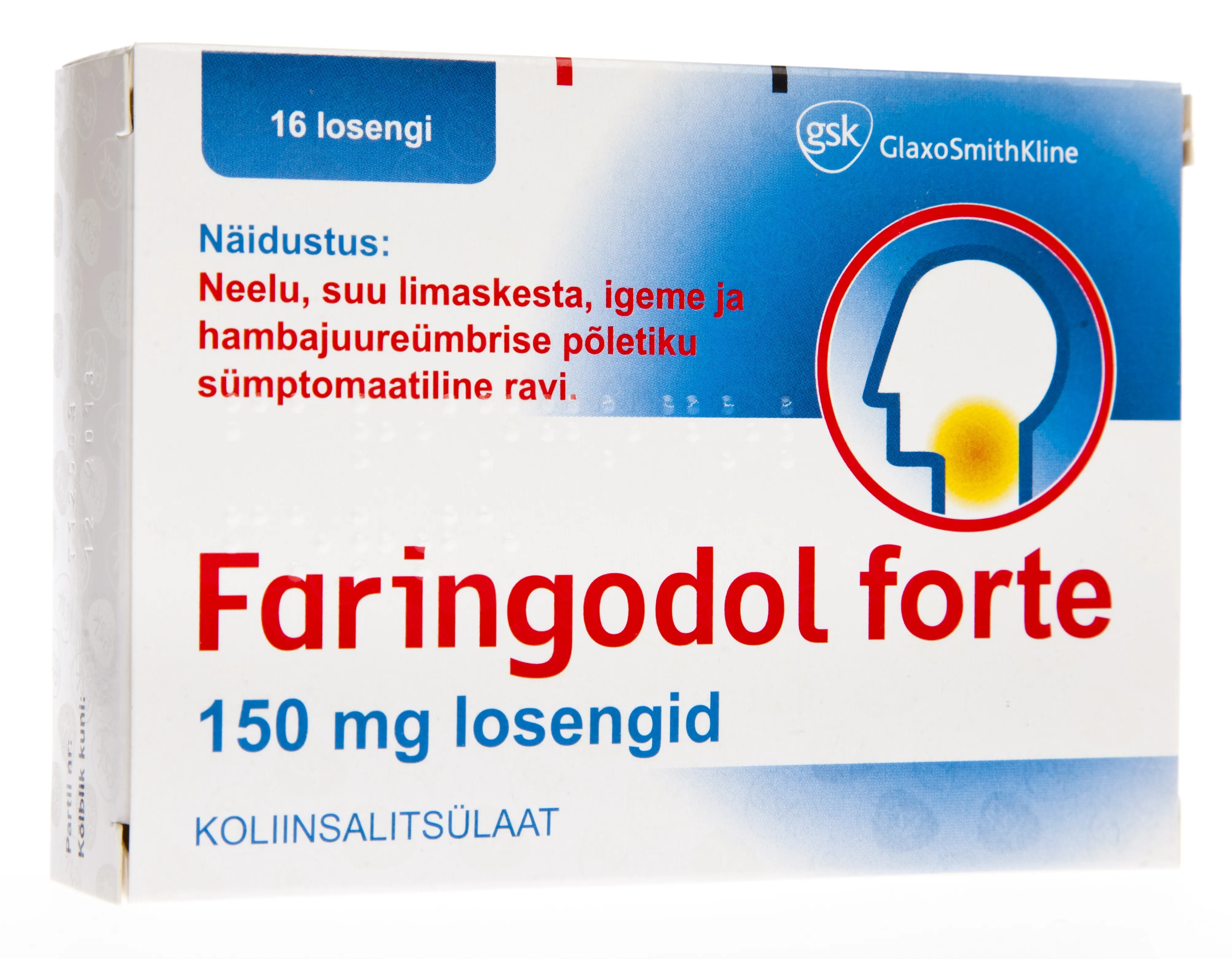 FARINGODOL FORTE LOSENG 150MG N16 - Tootepilt 