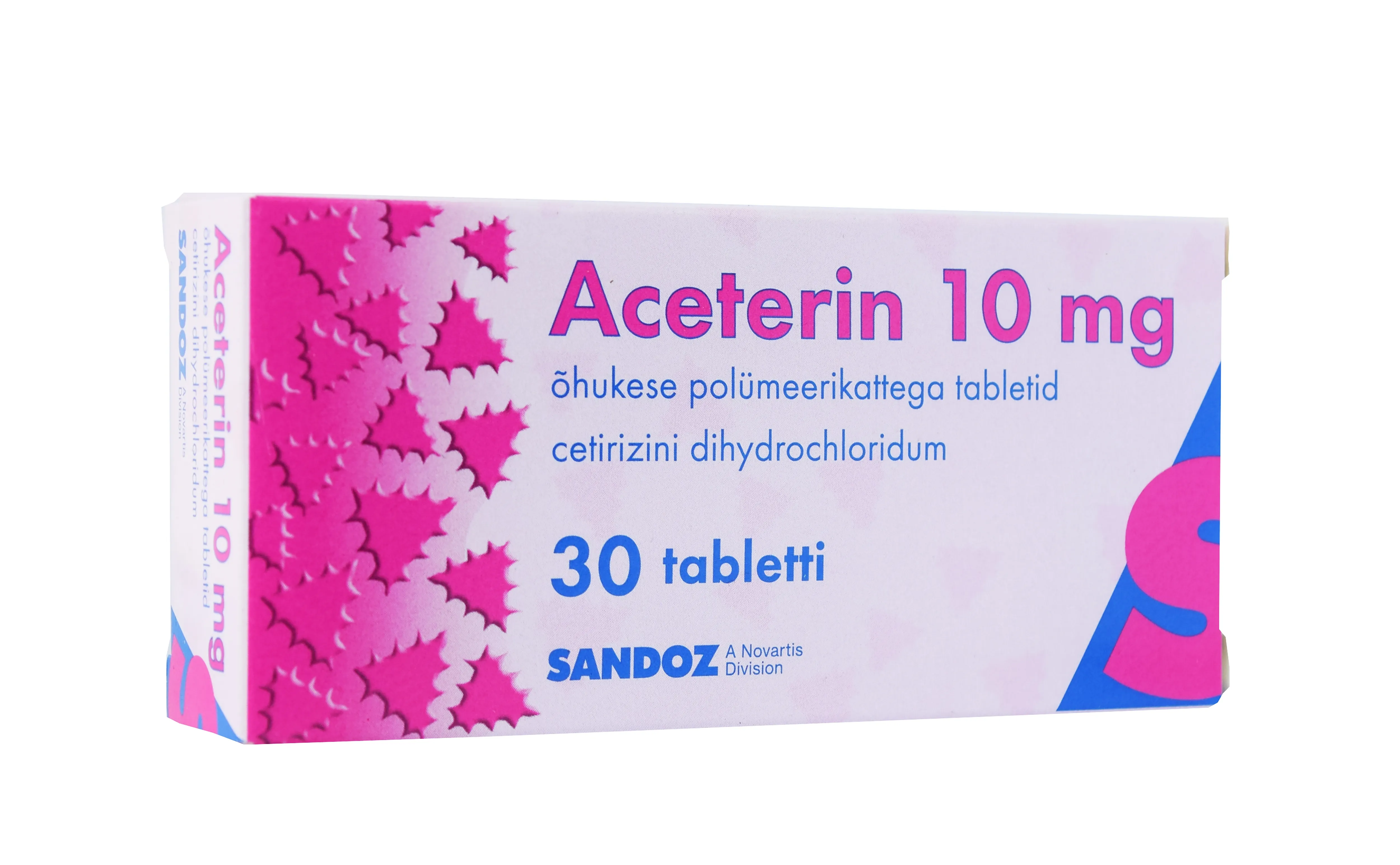 ACETERIN TBL 10MG N30 - Tootepilt 