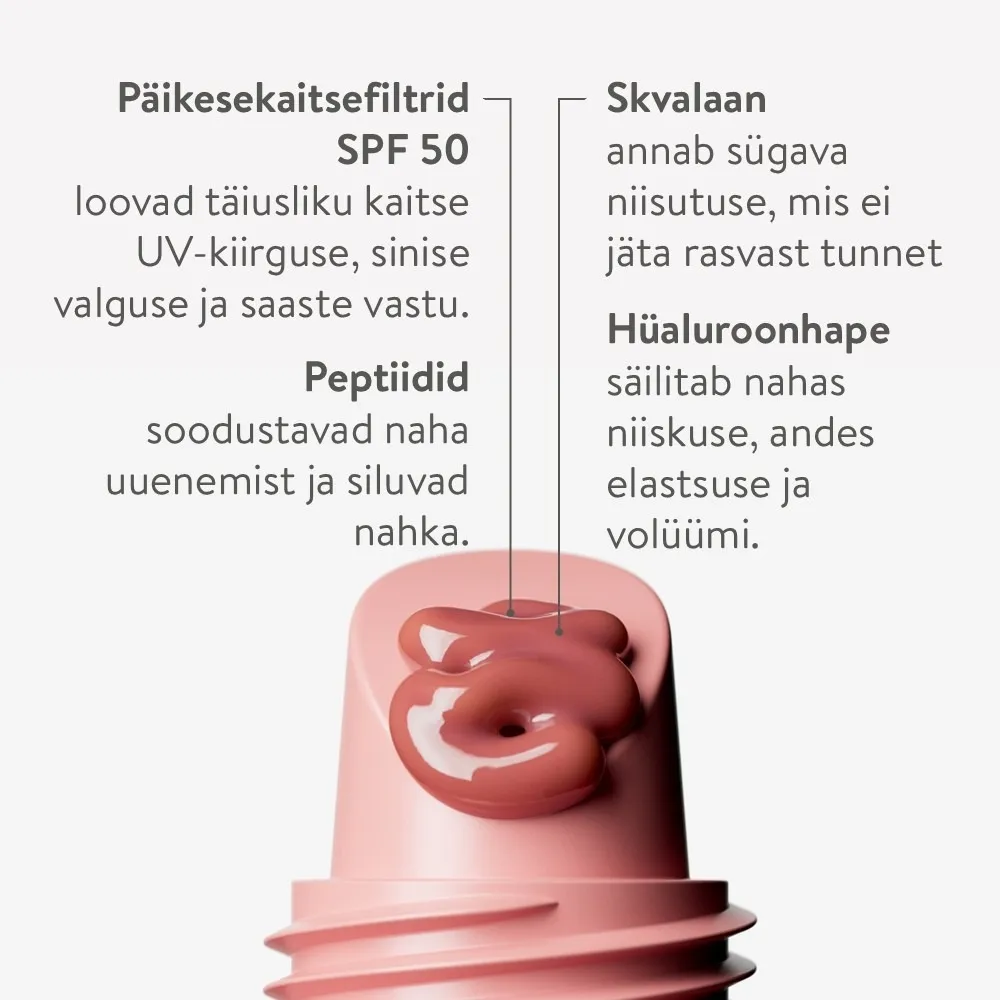 BABE HUULE- JA PÕSEPUNA PALSAM ROOSA SPF50 20ML - Tootepilt 5
