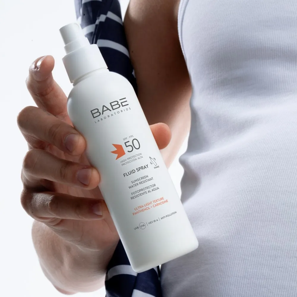 BABE PÄIKESEKAITSEFLUID SPREINA SPF50 200ML - Tootepilt 3