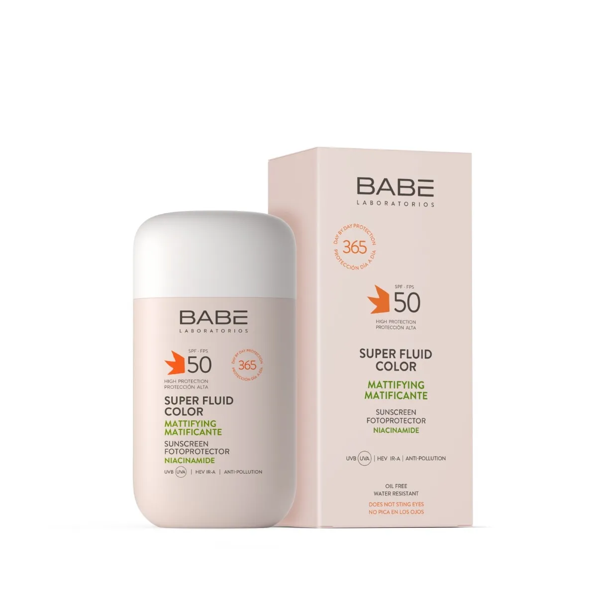 BABE SUPER FLUID EMULSIOON NÄOLE MATISTAV SPF50 TOONIV 50ML - Tootepilt 1