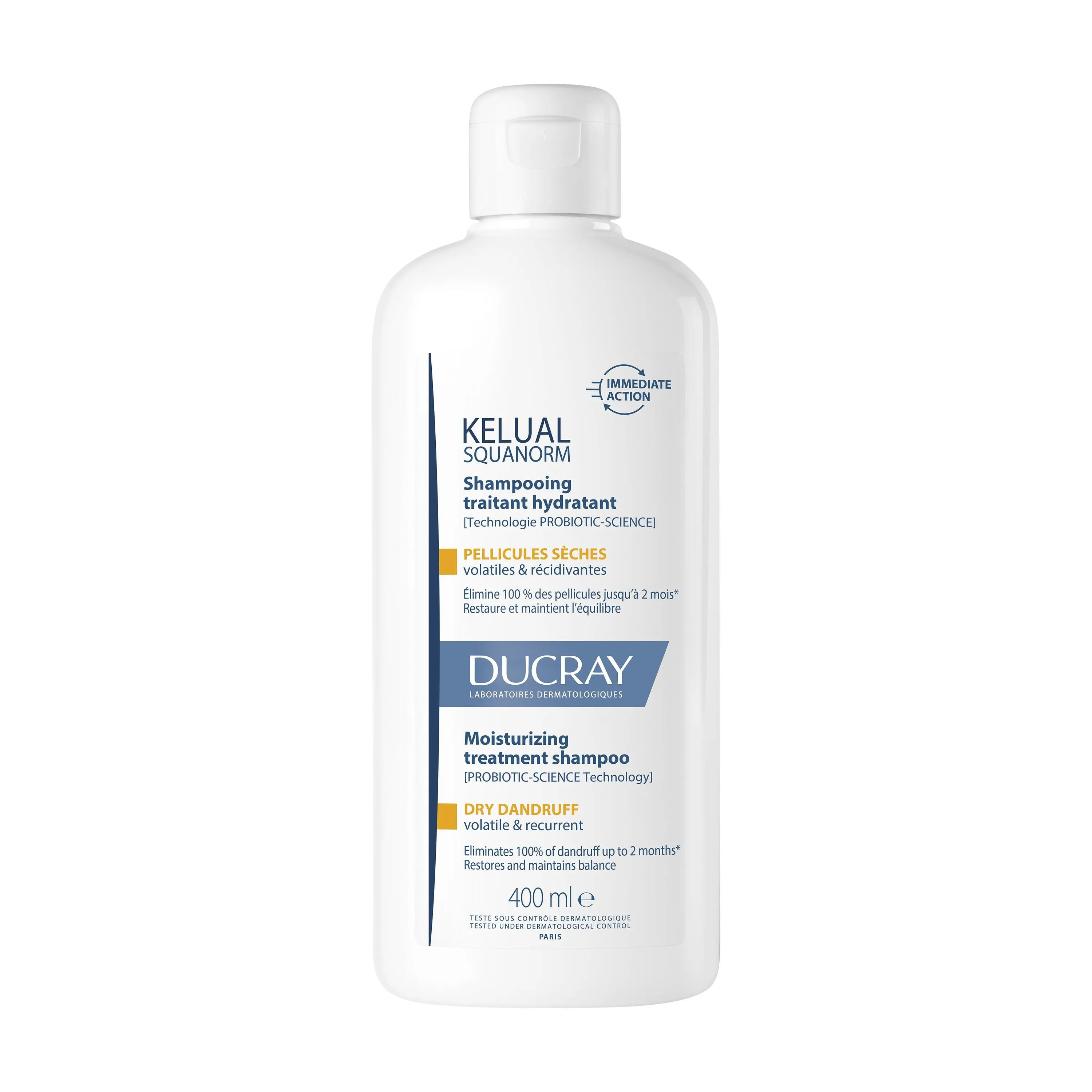 DUCRAY KELUAL SQUANORM SHAMPOON KUIVALE KÕÕMALE 400ML - Tootepilt 
