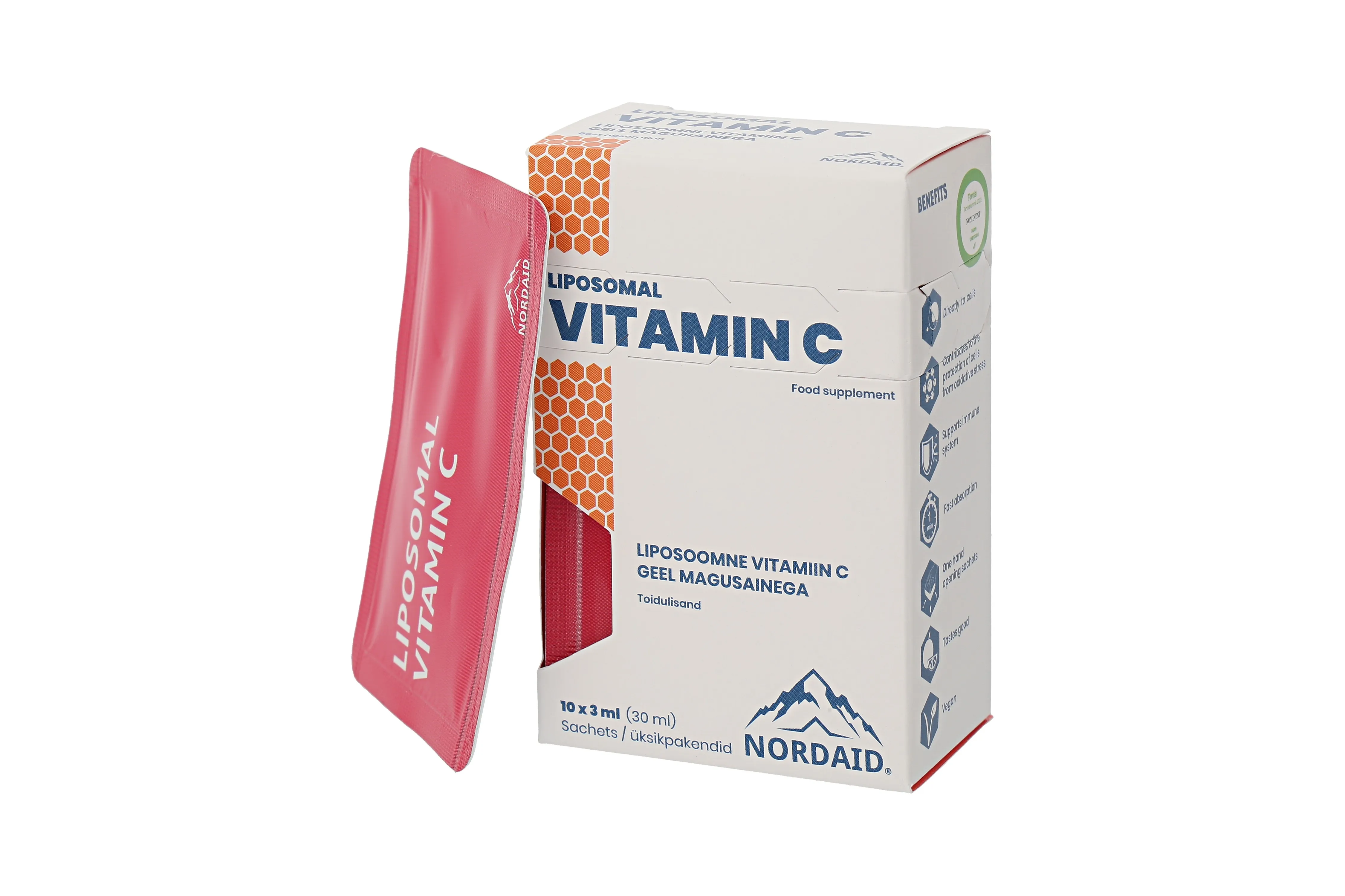 NORDAID VITAMIIN C LIPOSOOMNE 1000MG 3ML N10 - Tootepilt 