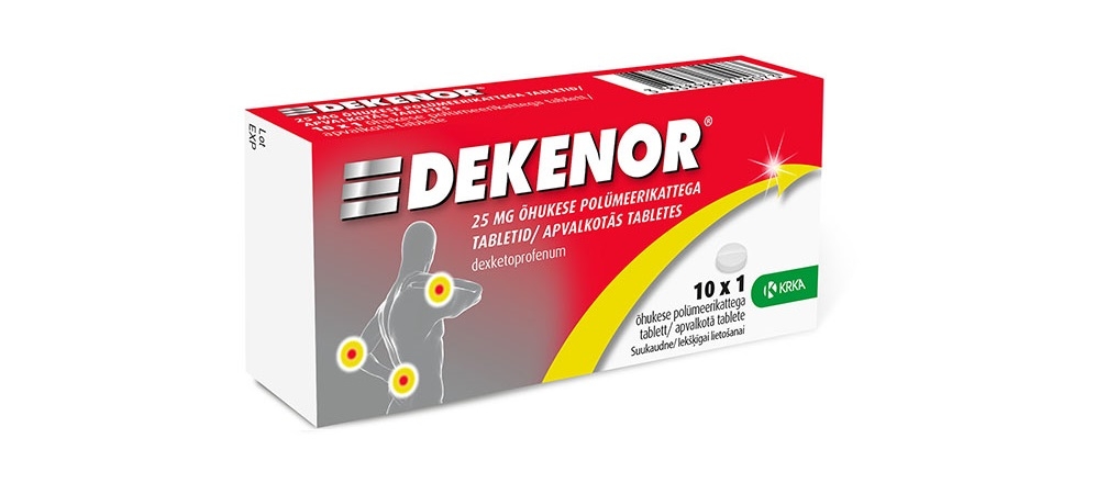 DEKENOR KATTEGA TBL 25MG N10 - Tootepilt 