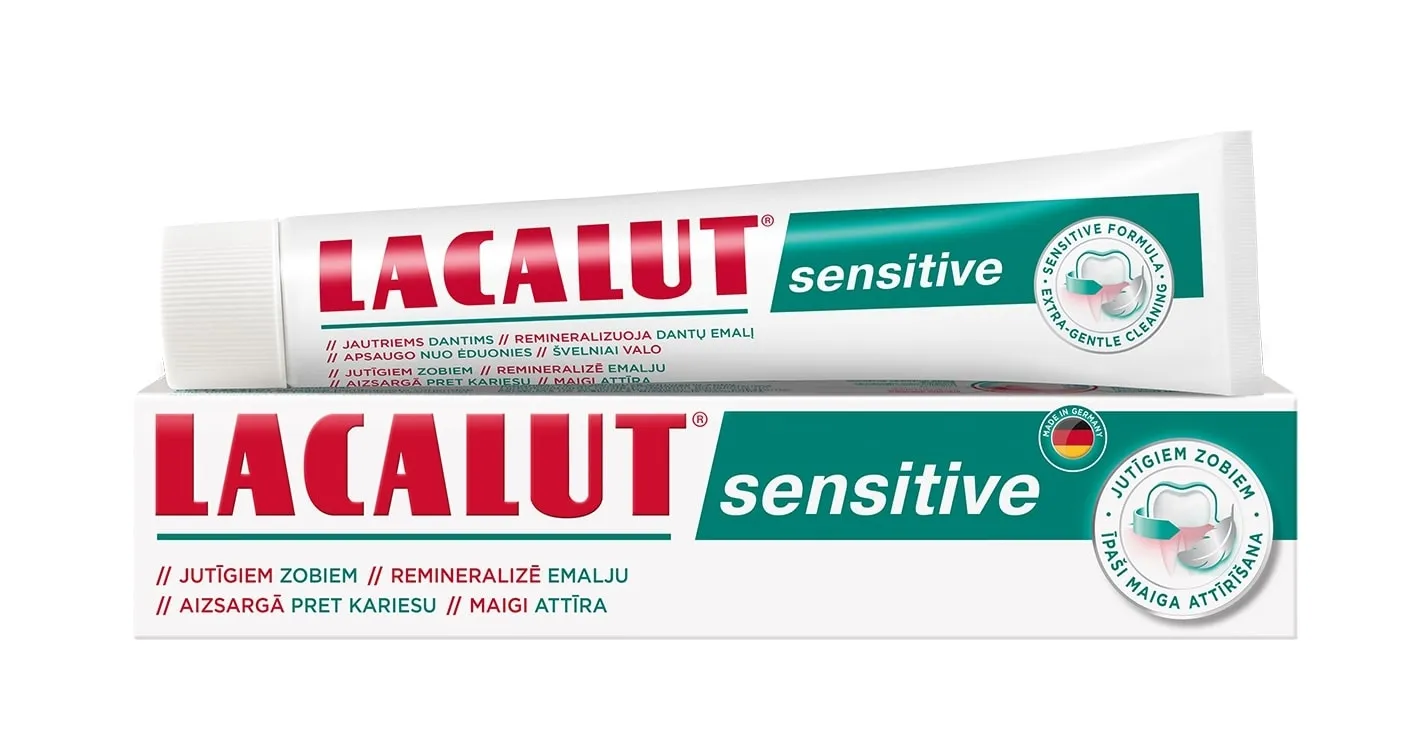 LACALUT HAMBAPASTA SENSITIVE 75ML - Tootepilt 
