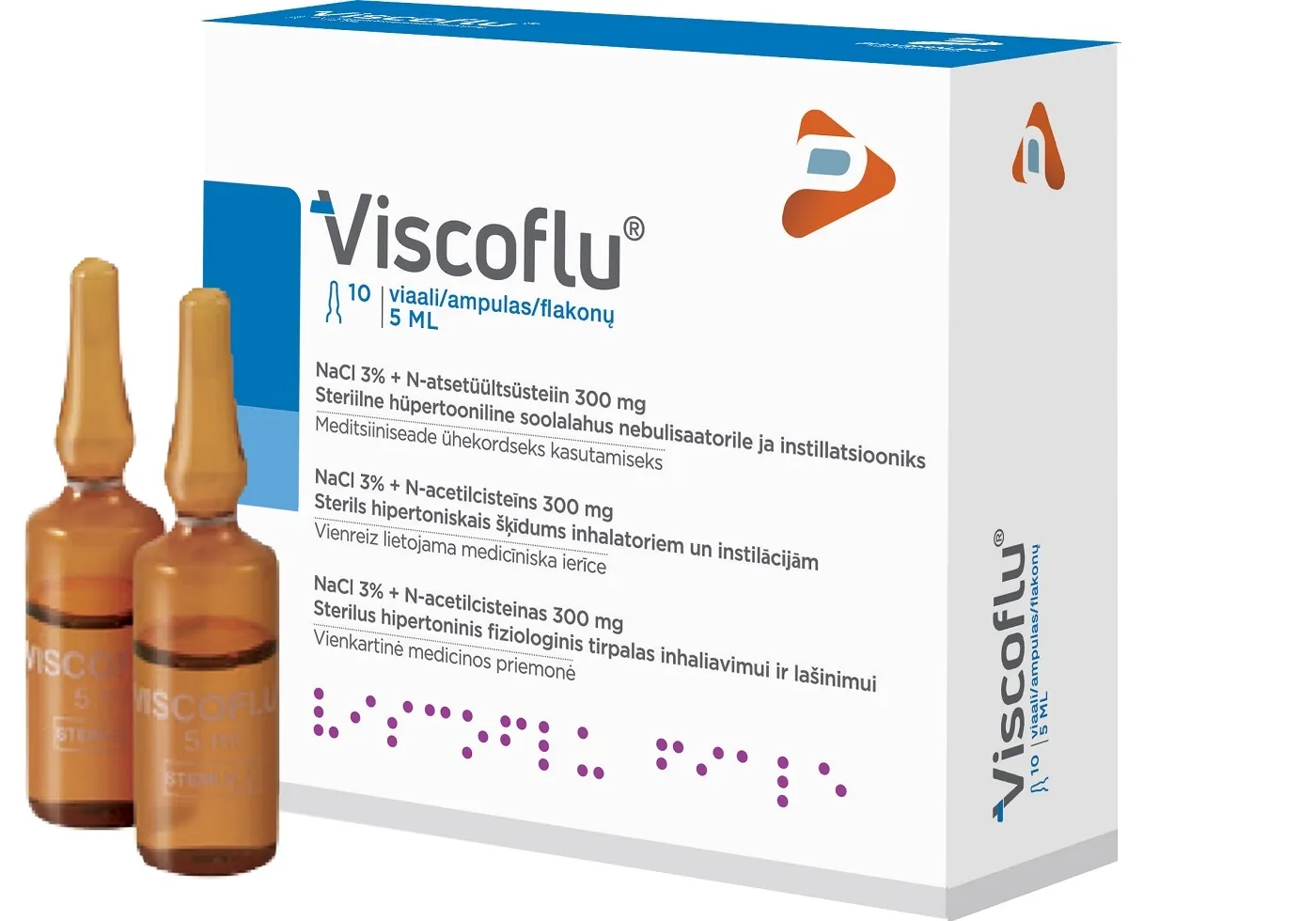 VISCOFLU INHALEERITAV LAHUS 5ML N10 - Tootepilt 