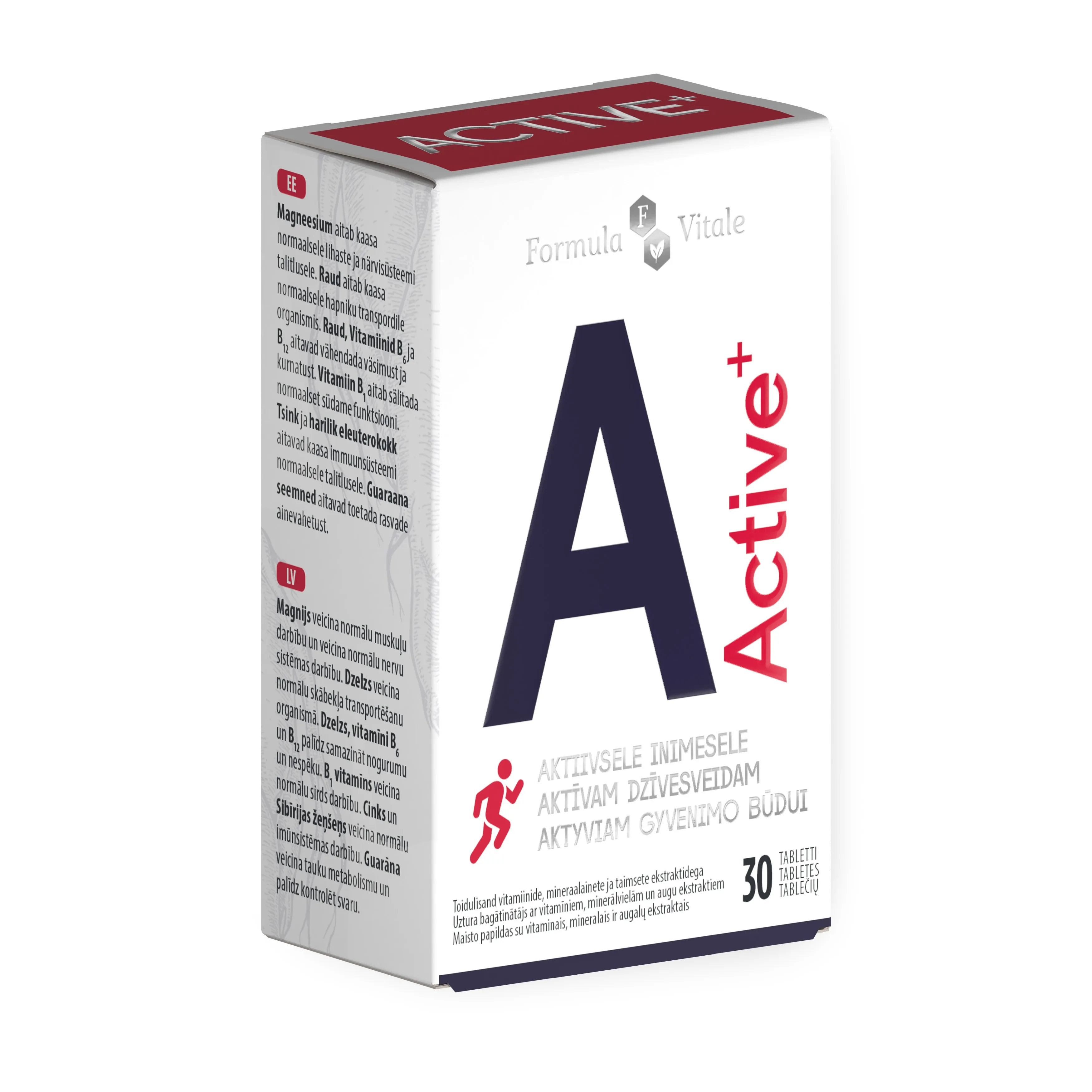 FORMULA VITALE ACTIVE + TBL N30 - Tootepilt 