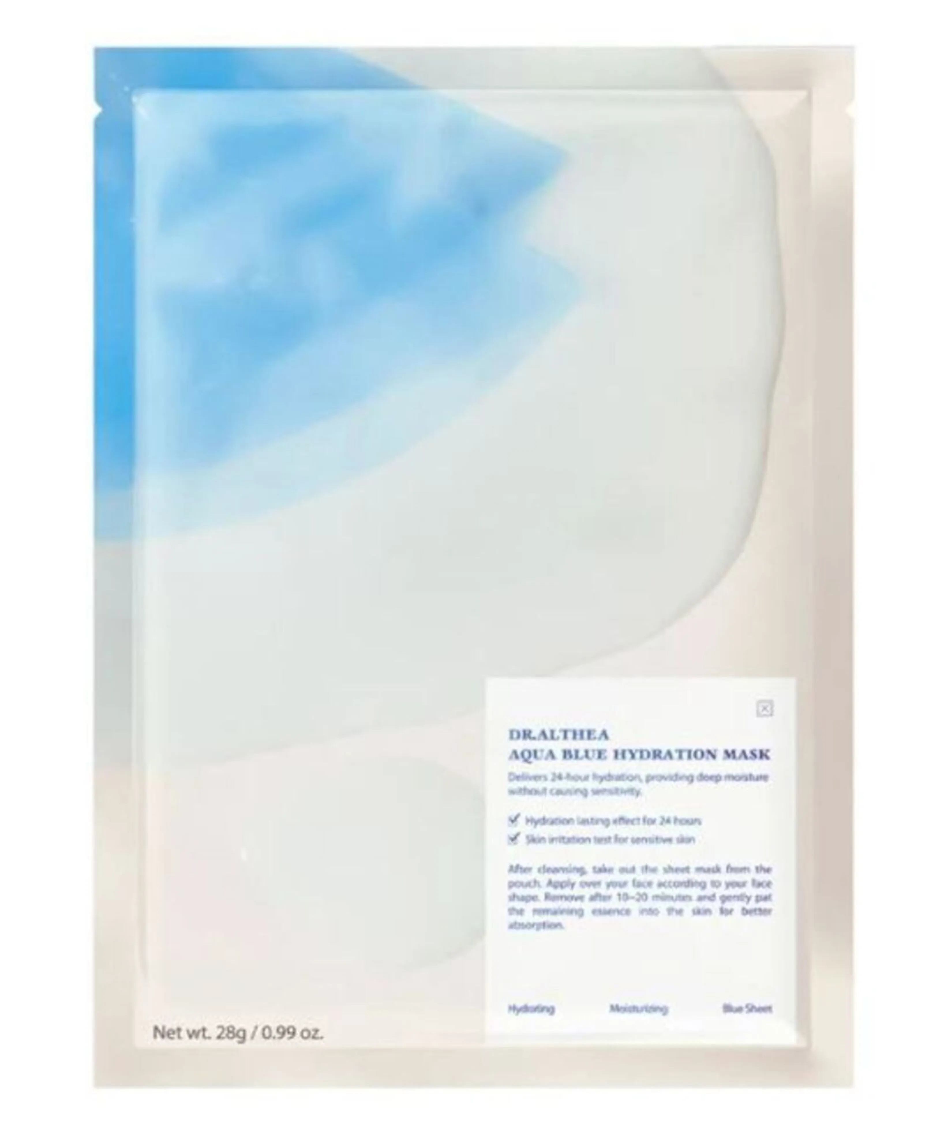 DR. ALTHEA AQUA BLUE HYDRATION NIISUTAV NÄOMASK 28G - Tootepilt 
