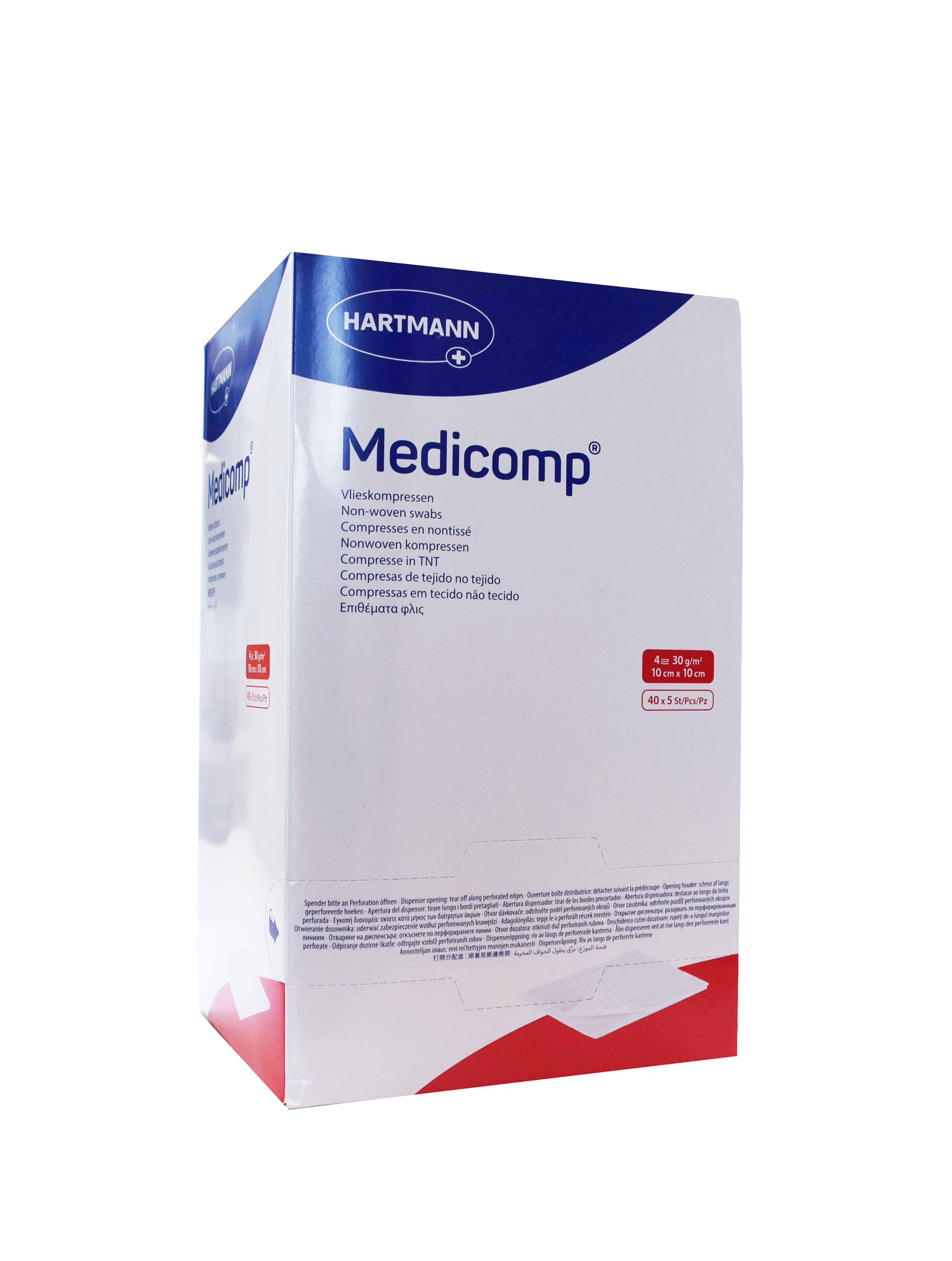 MEDICOMP TAMPOONID STER 10X10CM N5X40 - Tootepilt 