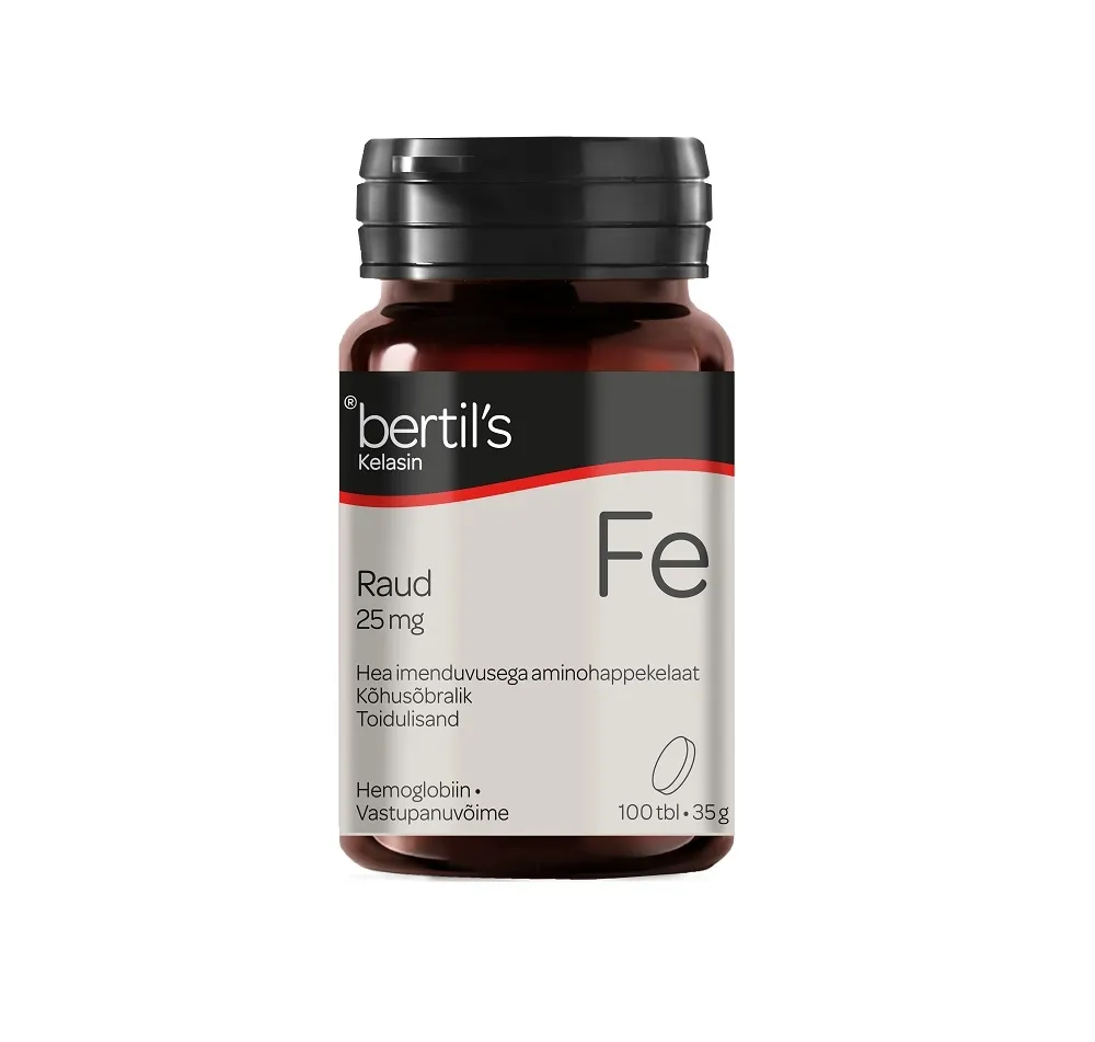 BERTILS RAUD TBL 25MG N100 - Tootepilt 