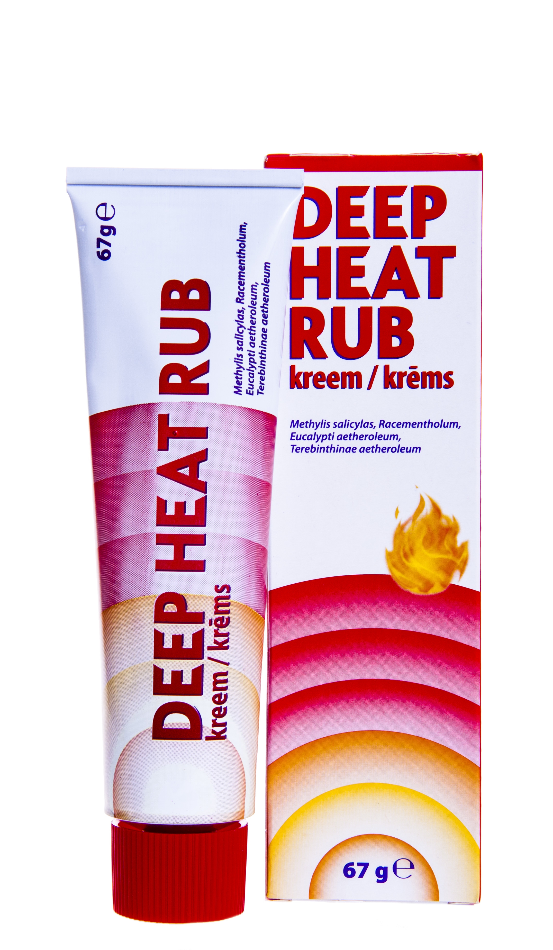 DEEP HEAT RUB KREEM 128+59,1+19,7+14,7MG/G 67G - Tootepilt 
