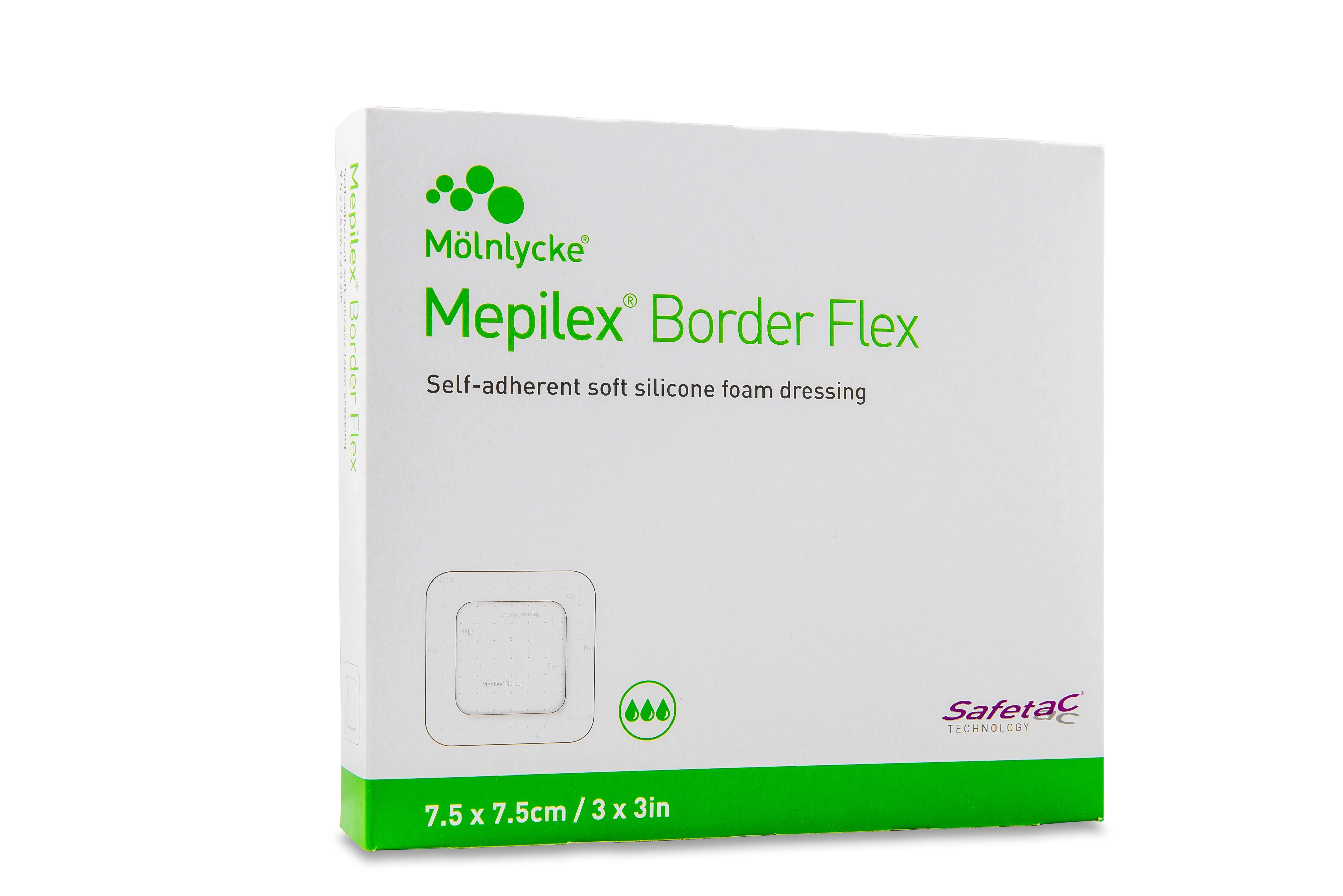 MEPILEX BORDER FLEX 7,5X7,5CM N5 STER - Tootepilt 