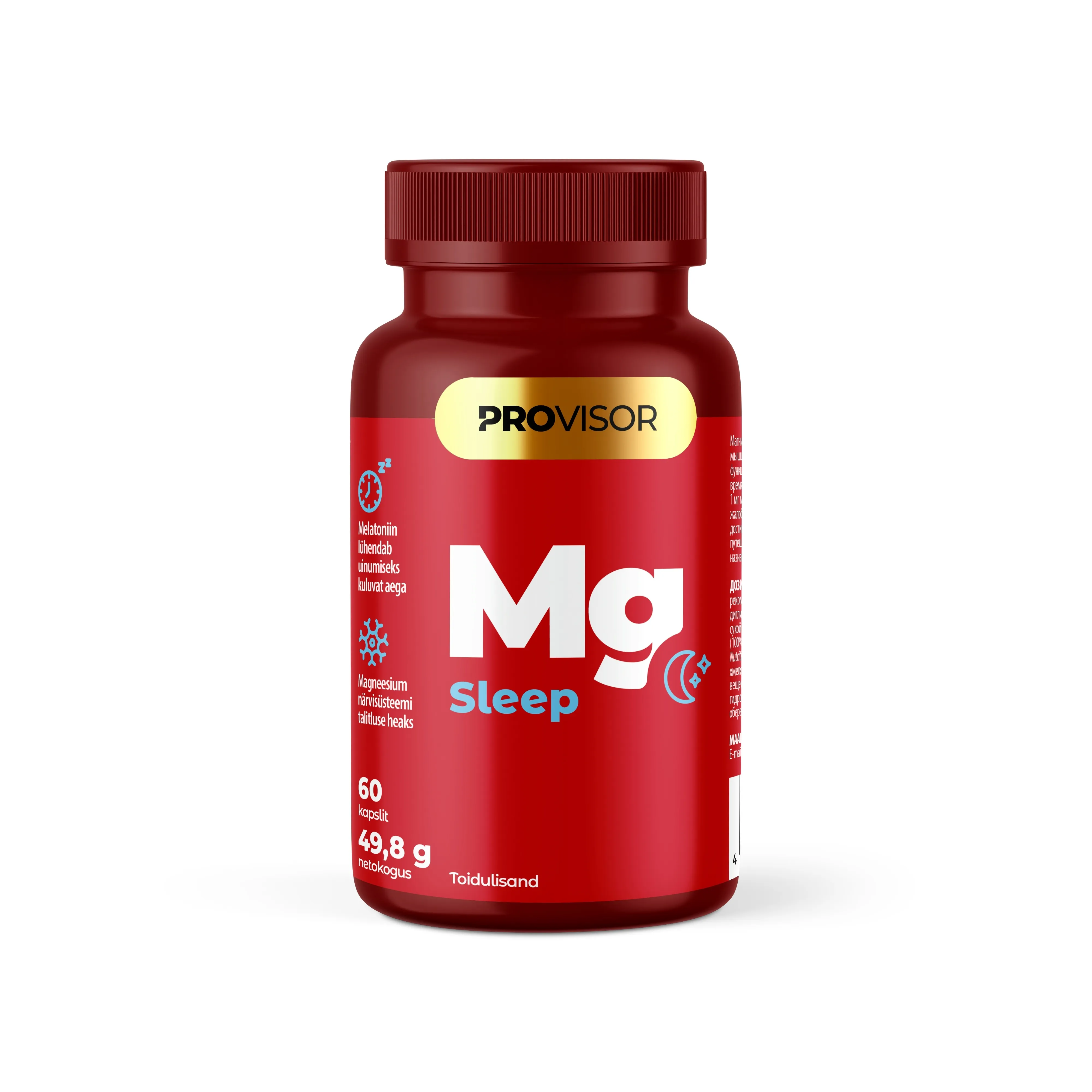 PROVISOR MAGNEESIUM SLEEP N60 - Tootepilt 