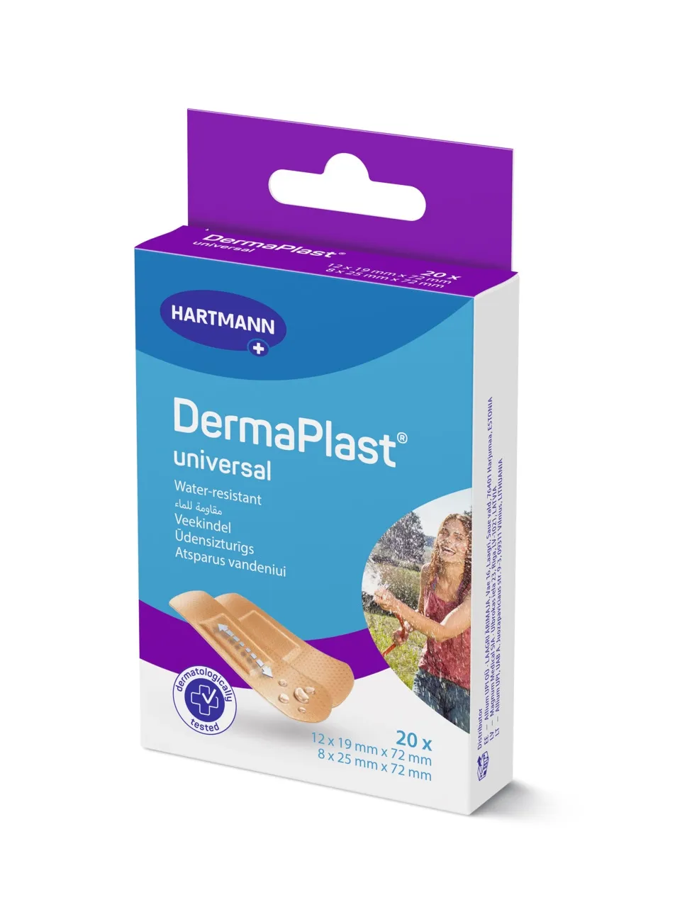 DERMAPLAST PLAASTRID UNIVERSAL N20 (2 SUURUST) - Tootepilt 