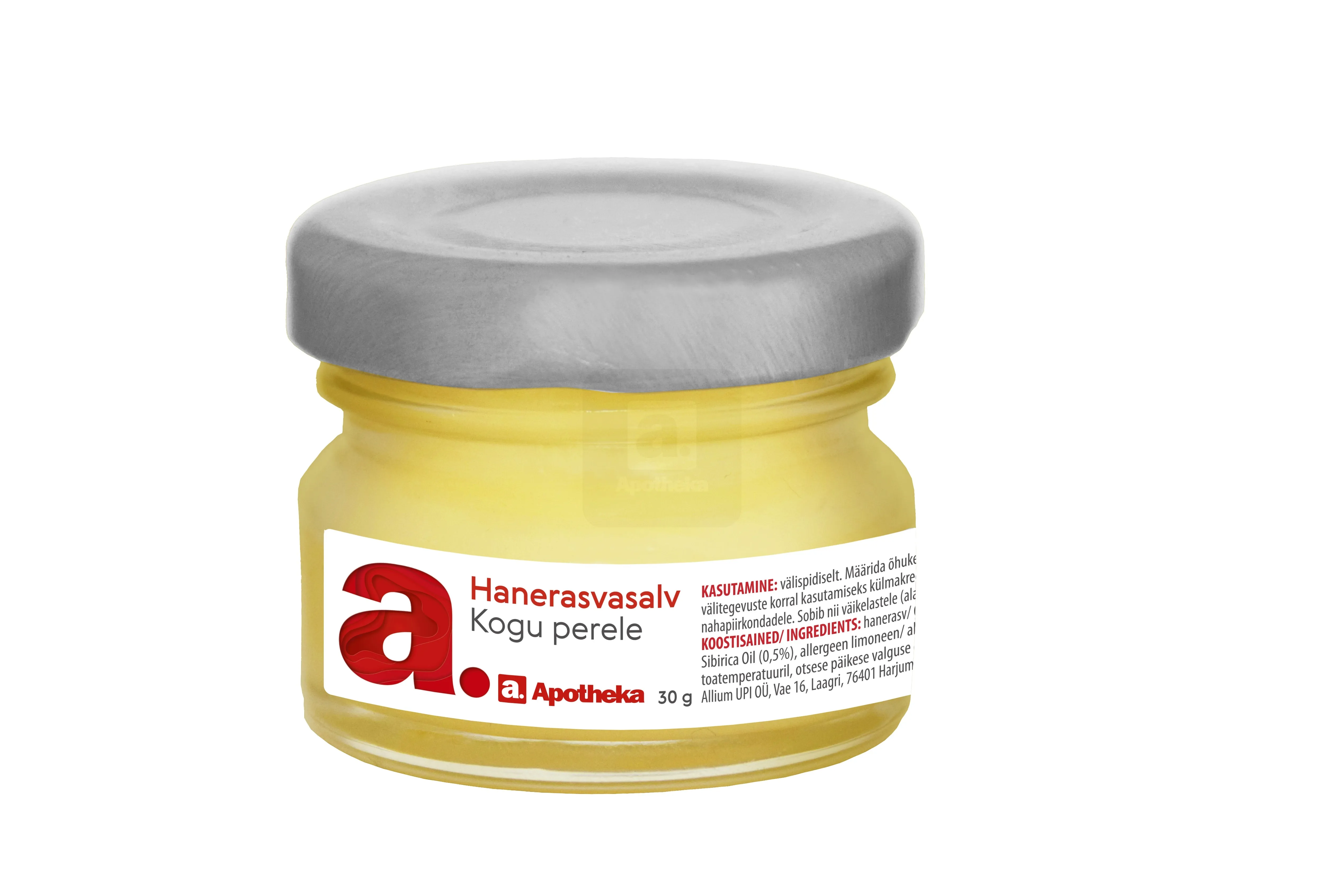 A. HANERASVASALV KOGU PERELE 30G - Tootepilt 2