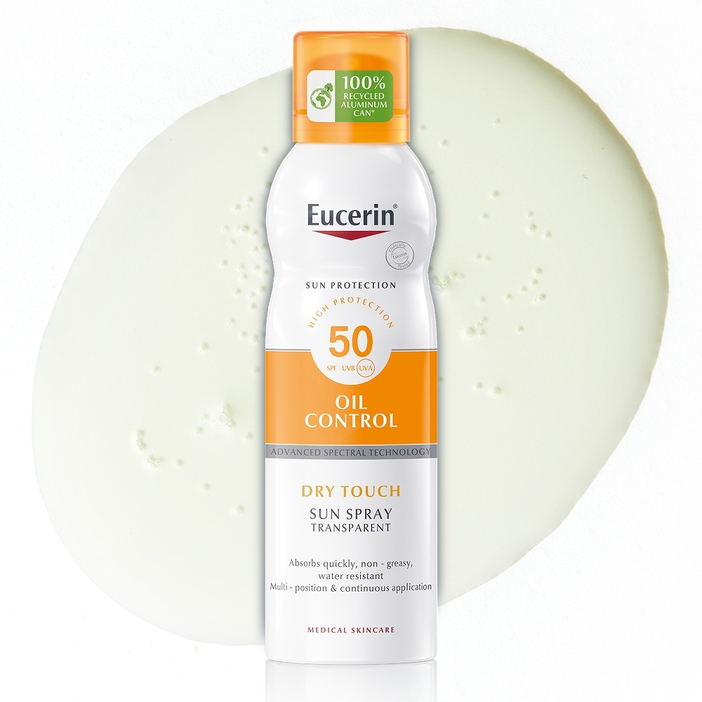 EUCERIN SUN PÄIKESEKAITSEAEROSOOL SPF50 200ML - Tootepilt 