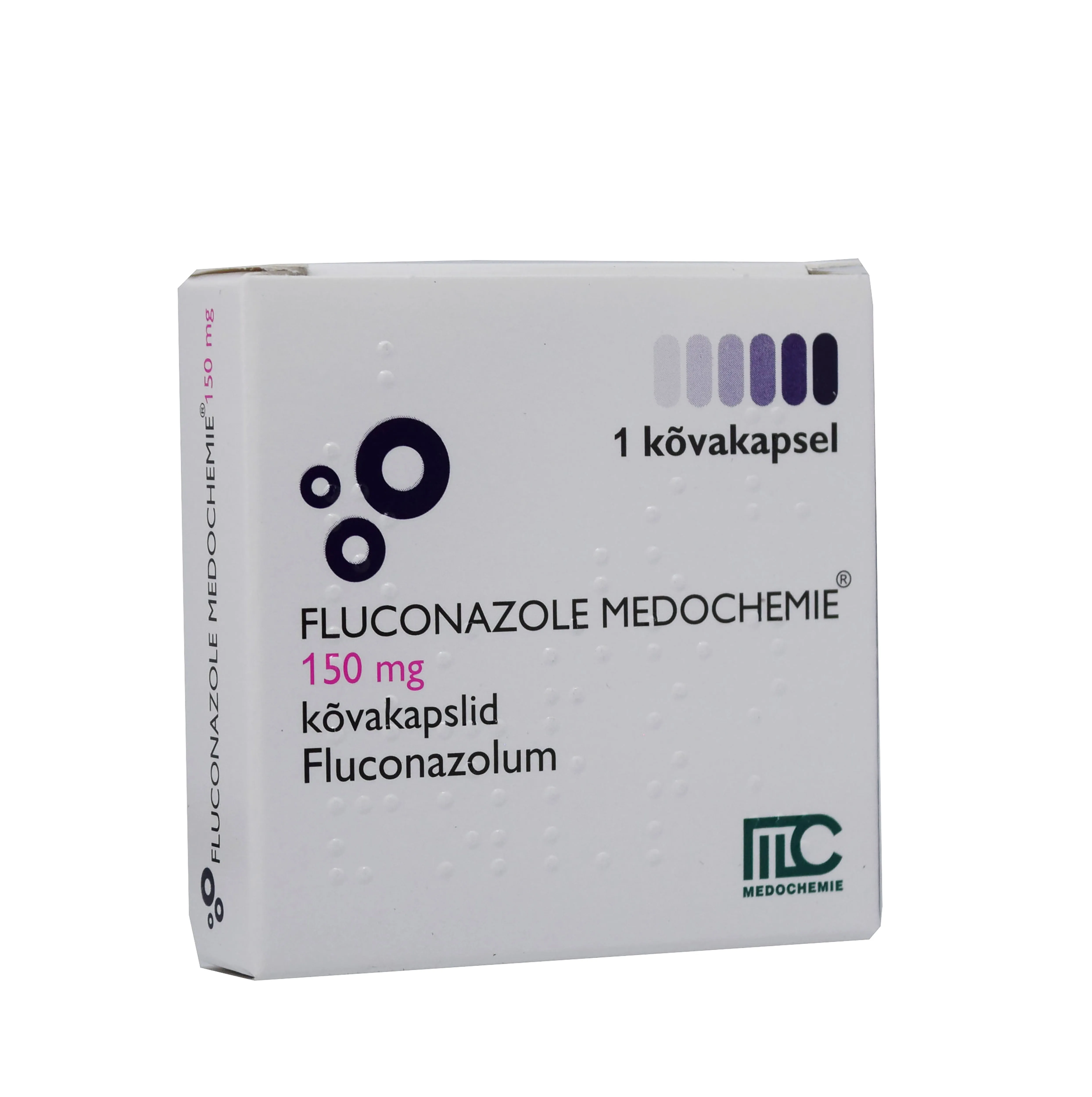 FLUCONAZOLE MEDOCHEMIE KÕVAKAPSEL 150MG N1 - Tootepilt 