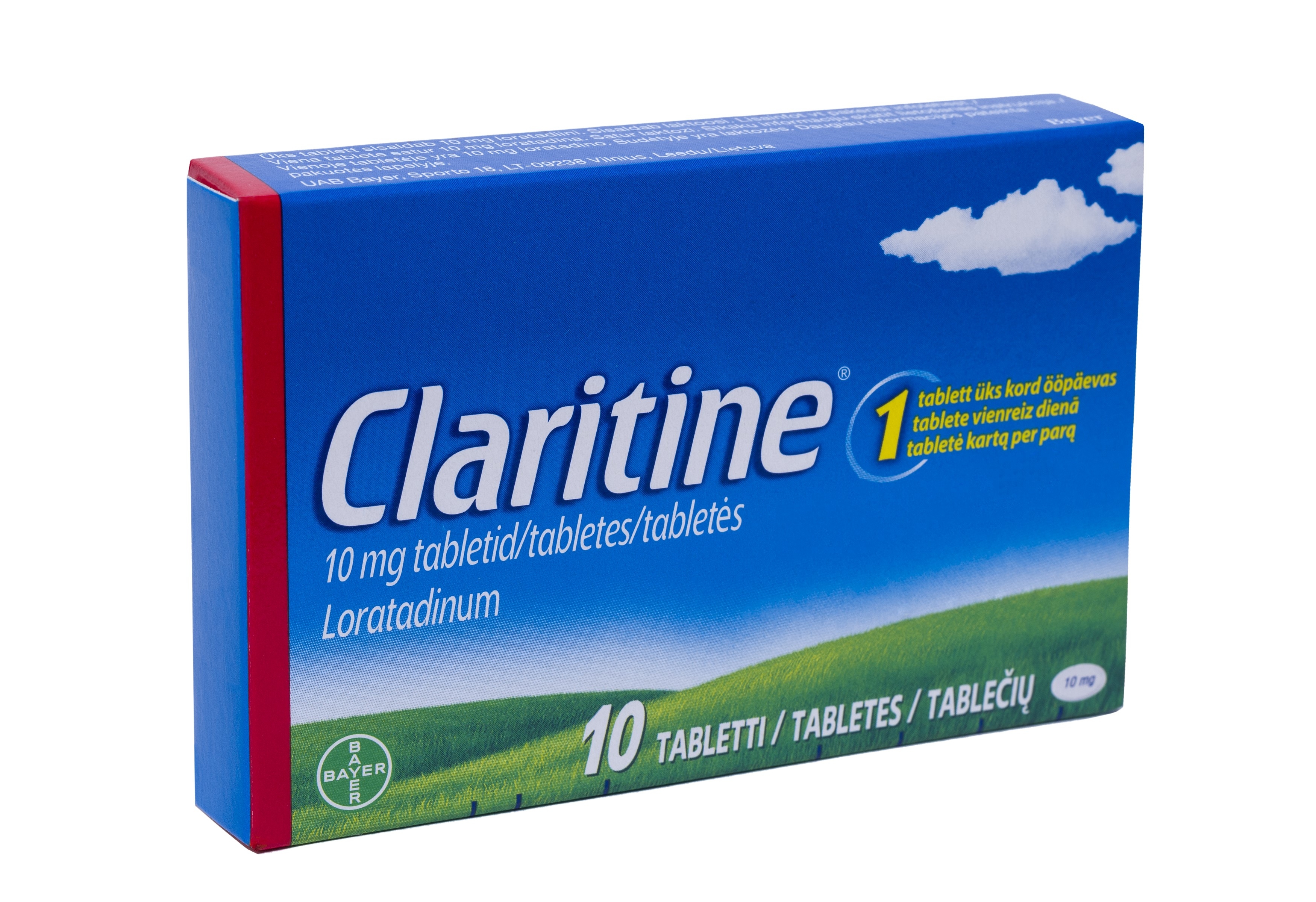 CLARITINE TBL 10MG N10 - Tootepilt 
