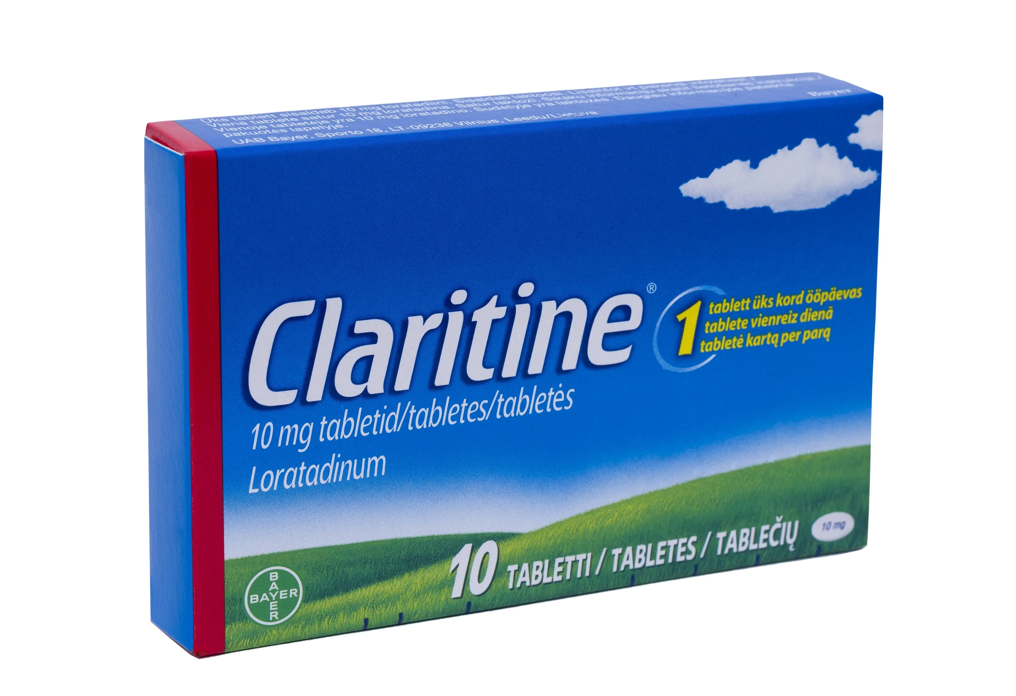 CLARITINE TBL 10MG N10 - Tootepilt 