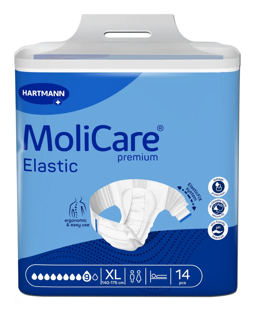 MOLICARE ELASTIC 9 TILKA XL N14 - Tootepilt 