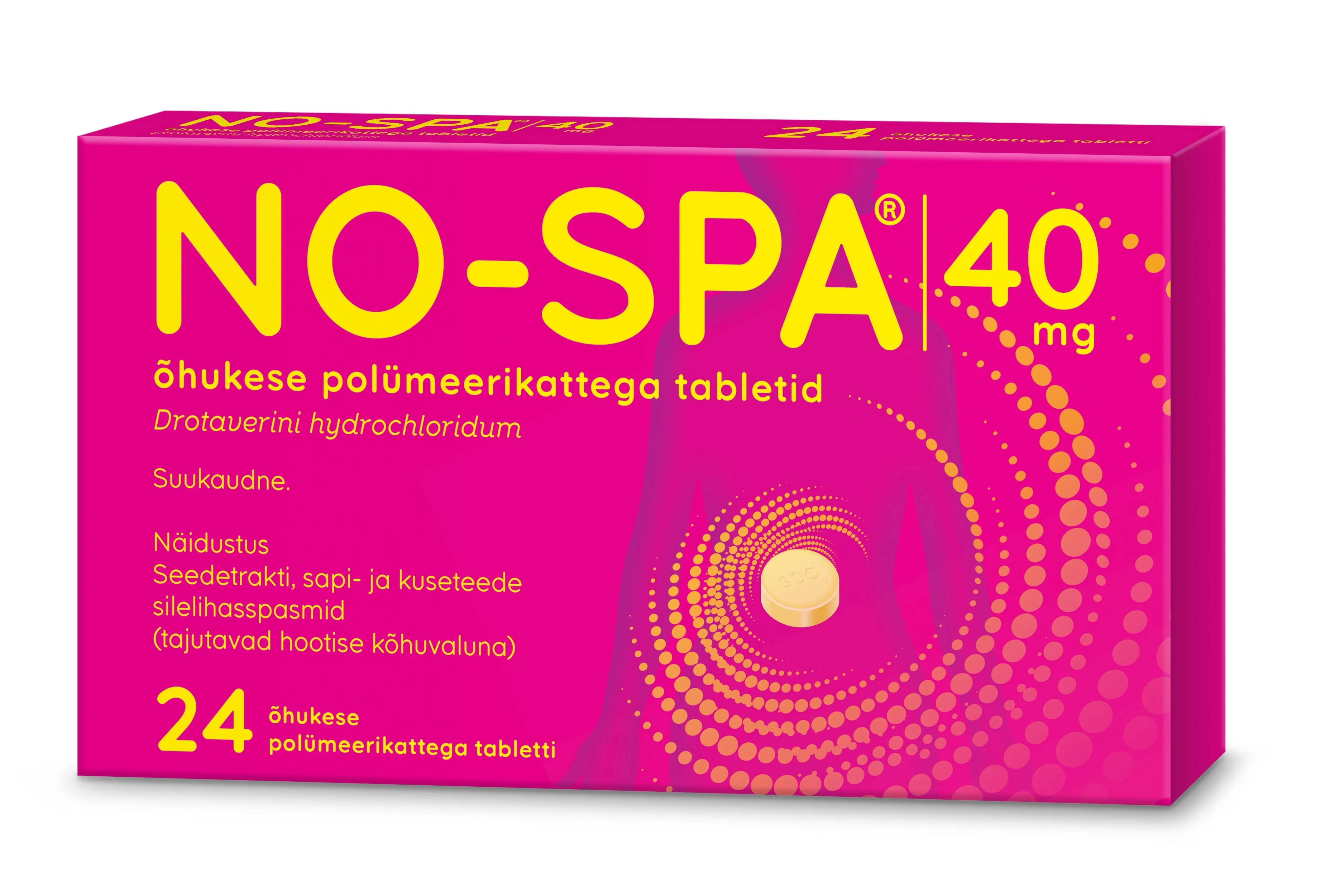 NO-SPA KAETUD TBL 40MG N24 - Tootepilt 3