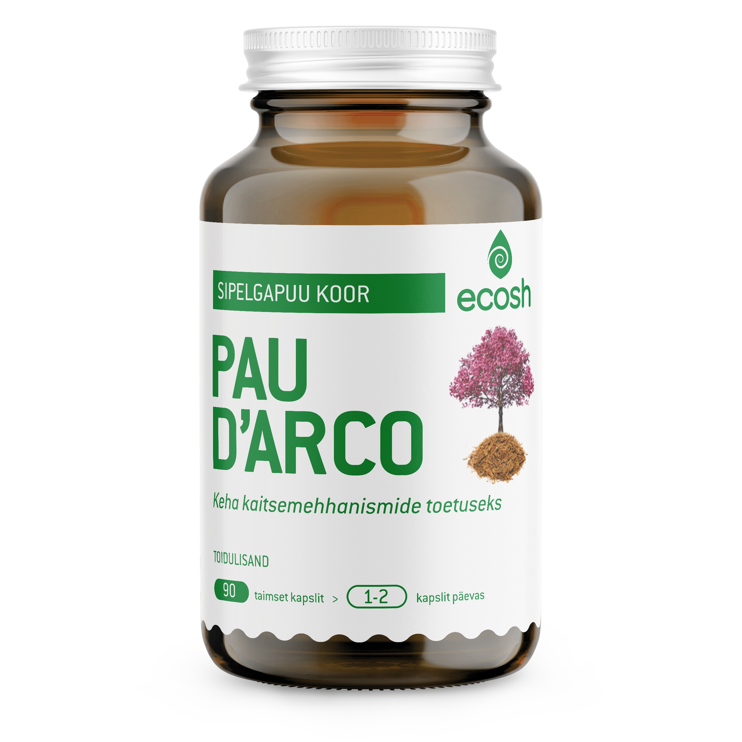 ECOSH PAU D'ARCO SIPELGAPUU KOORE KAPSLID N90 - Tootepilt 