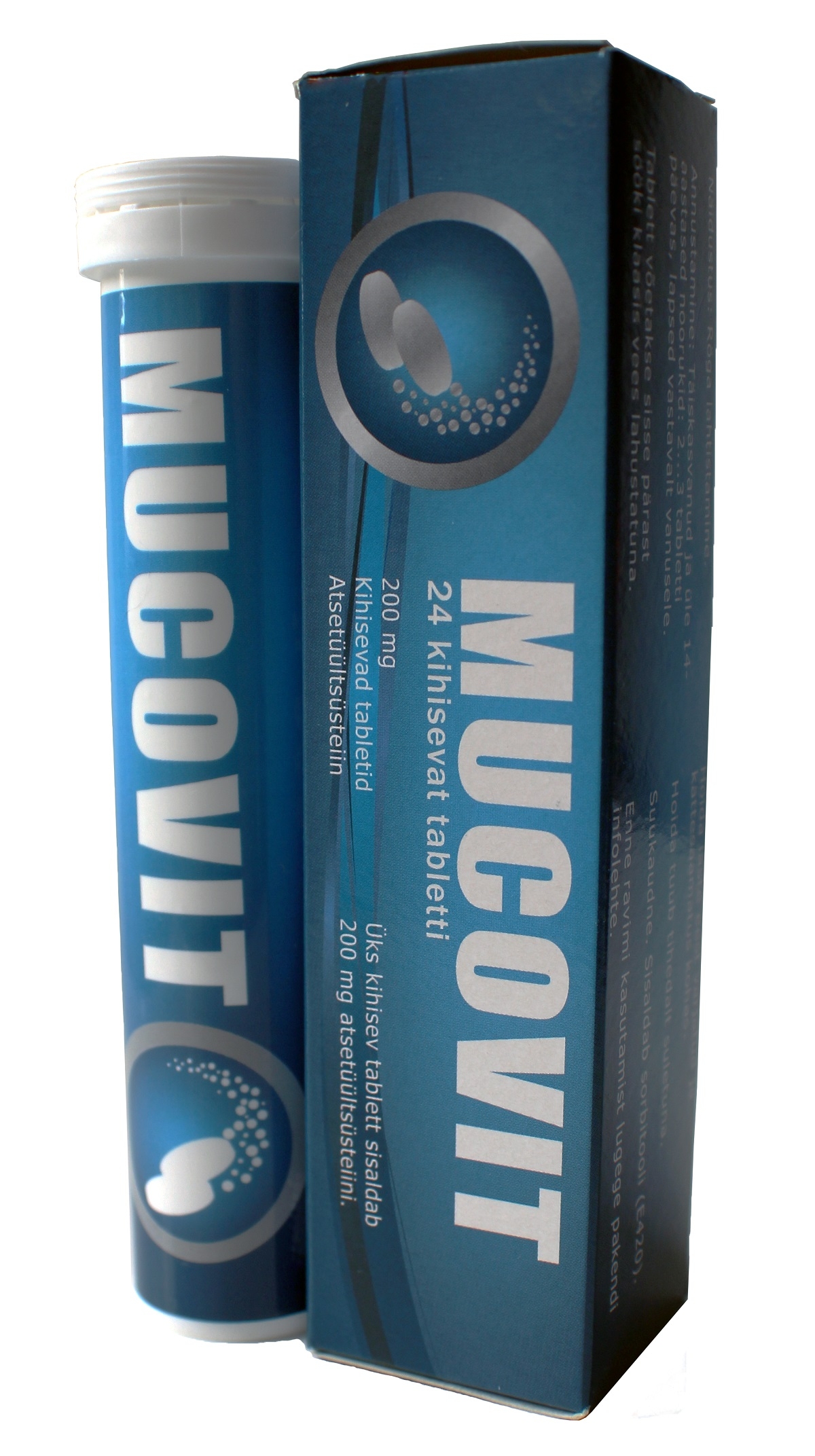 MUCOVIT KIHISEV TBL 200MG N24 - Tootepilt 