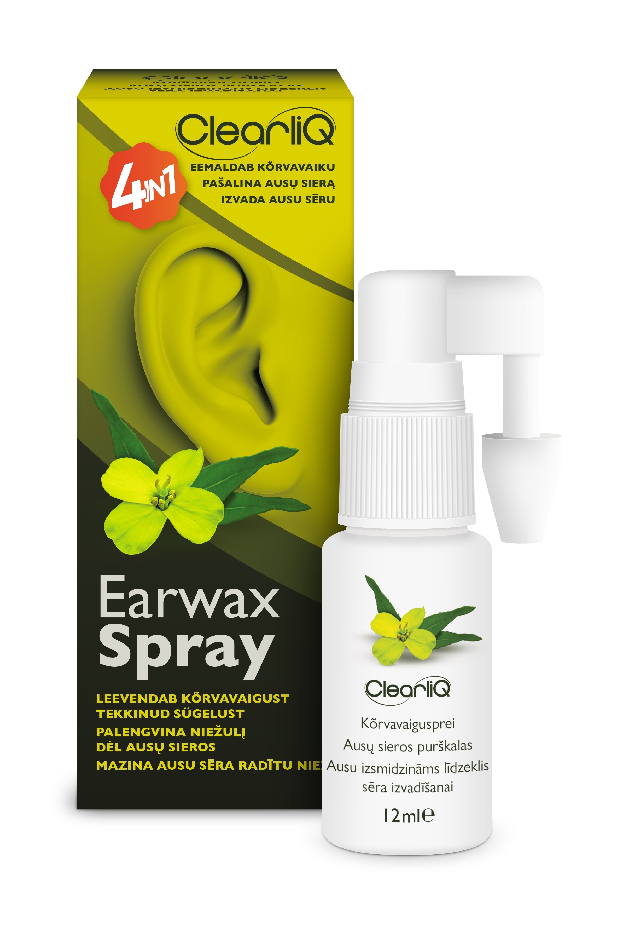 CLEARLIQ KÕRVAVAIGUSPREI 12ML - Tootepilt 