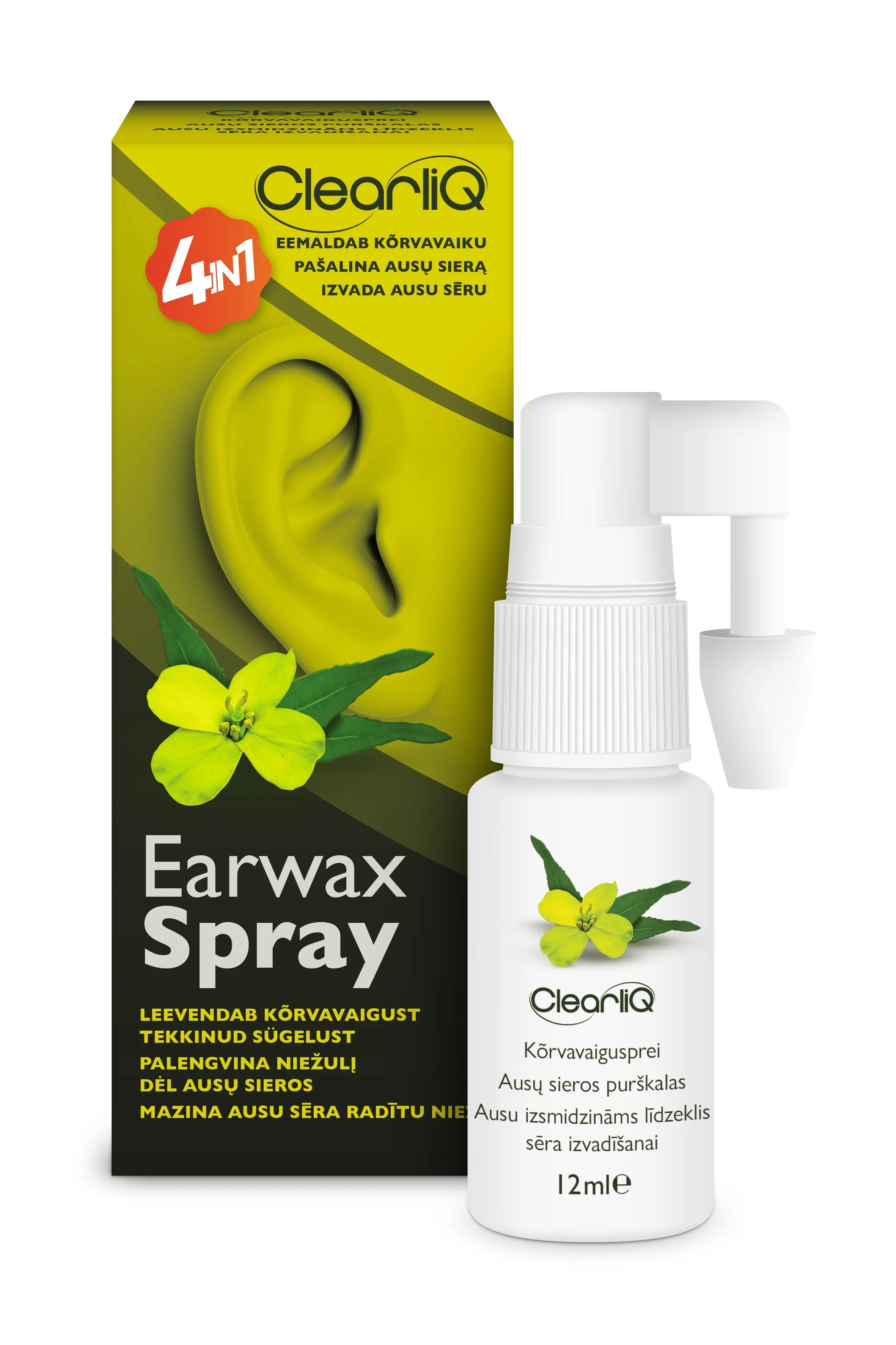 CLEARLIQ KÕRVAVAIGUSPREI 12ML - Tootepilt 