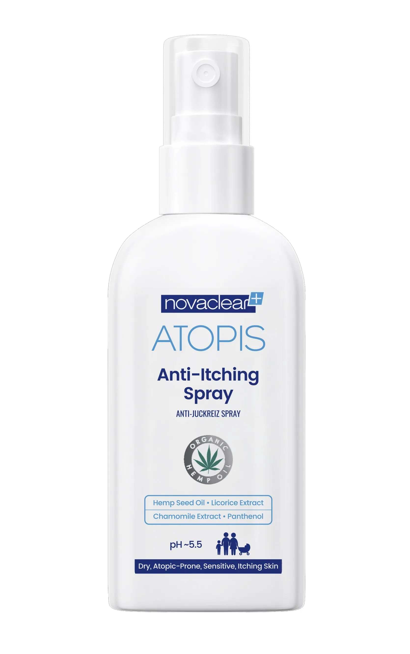 NOVACLEAR ATOPIS SÜGELUSVASTANE SPREI 100ML - Tootepilt 
