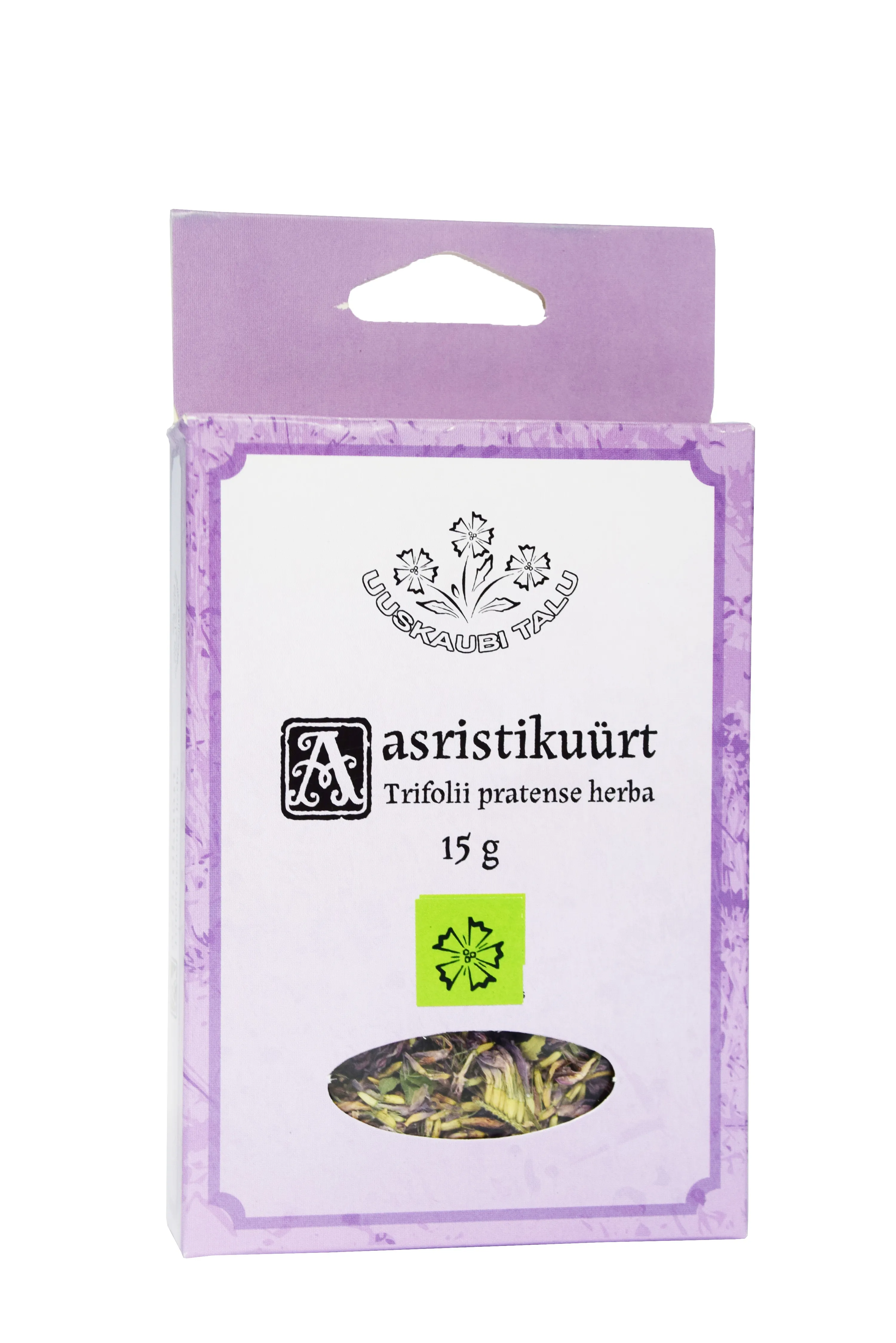 AASRISTIKUÜRT (TRIFOLII PRATENSE HERBA) 15G (KARP) - Tootepilt 