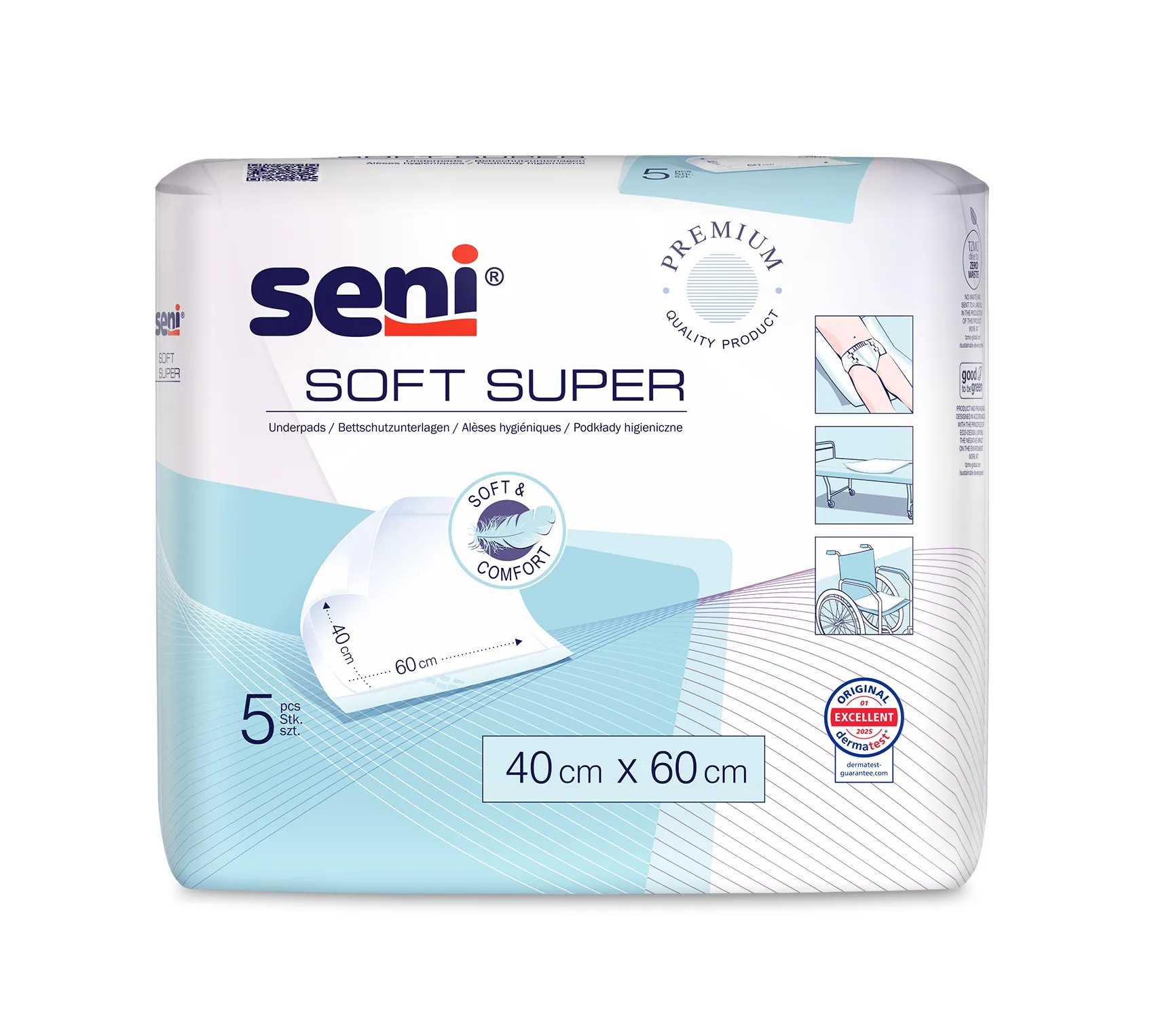 SENI SOFT SUPER ALUSLINAD 40X60CM N5 - Tootepilt 