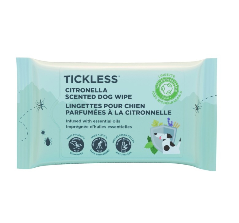 TICKLESS NIISKED SALVRÄTID CITRONELLA KOERTELE N20 - Tootepilt 