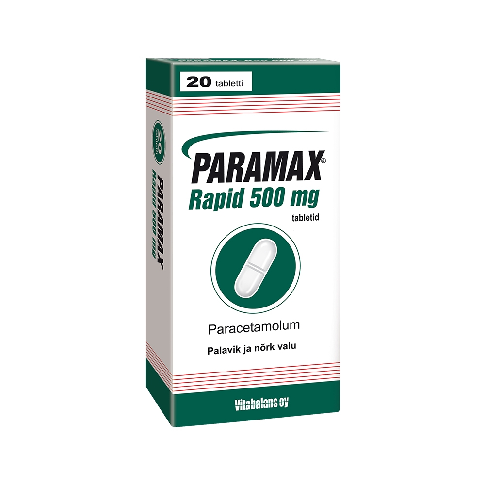 PARAMAX RAPID TBL 500MG N20 - Tootepilt 3