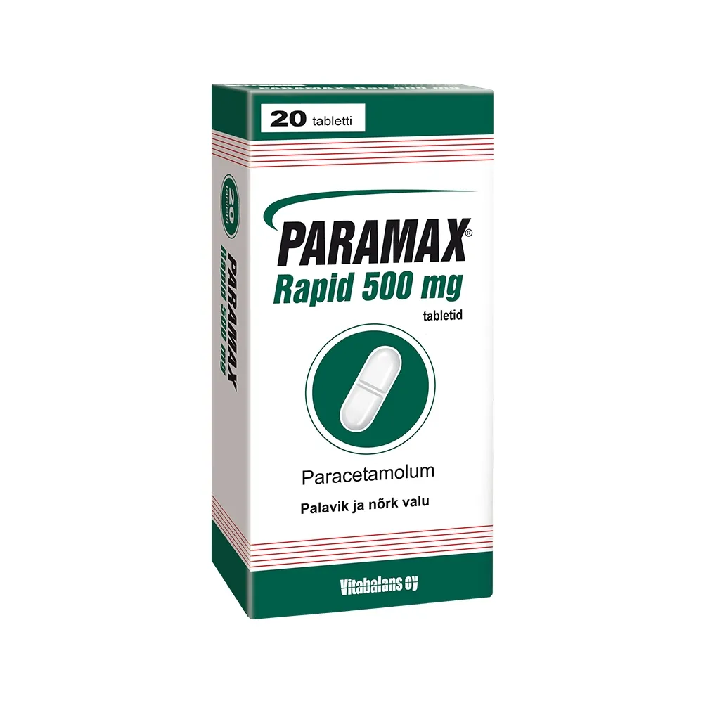 PARAMAX RAPID TBL 500MG N20 - Tootepilt 3