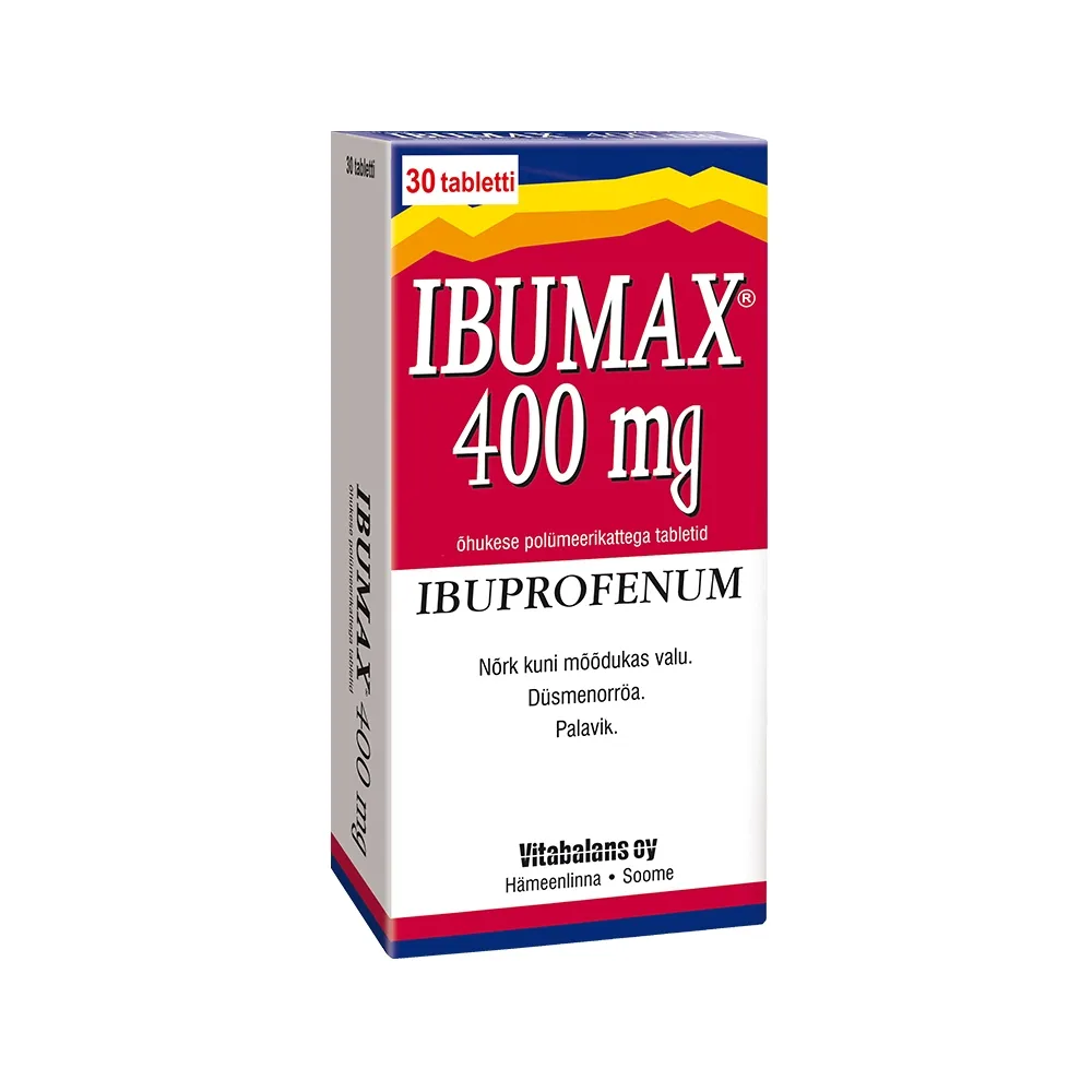 IBUMAX TBL 400MG N30 - Tootepilt 
